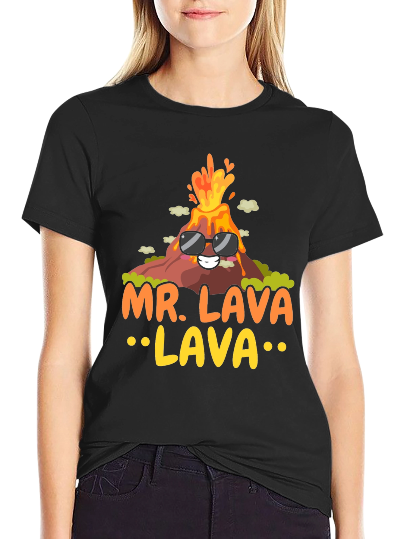 Mr. Lava Volcano T-Shirt - Cool Graphic Tee