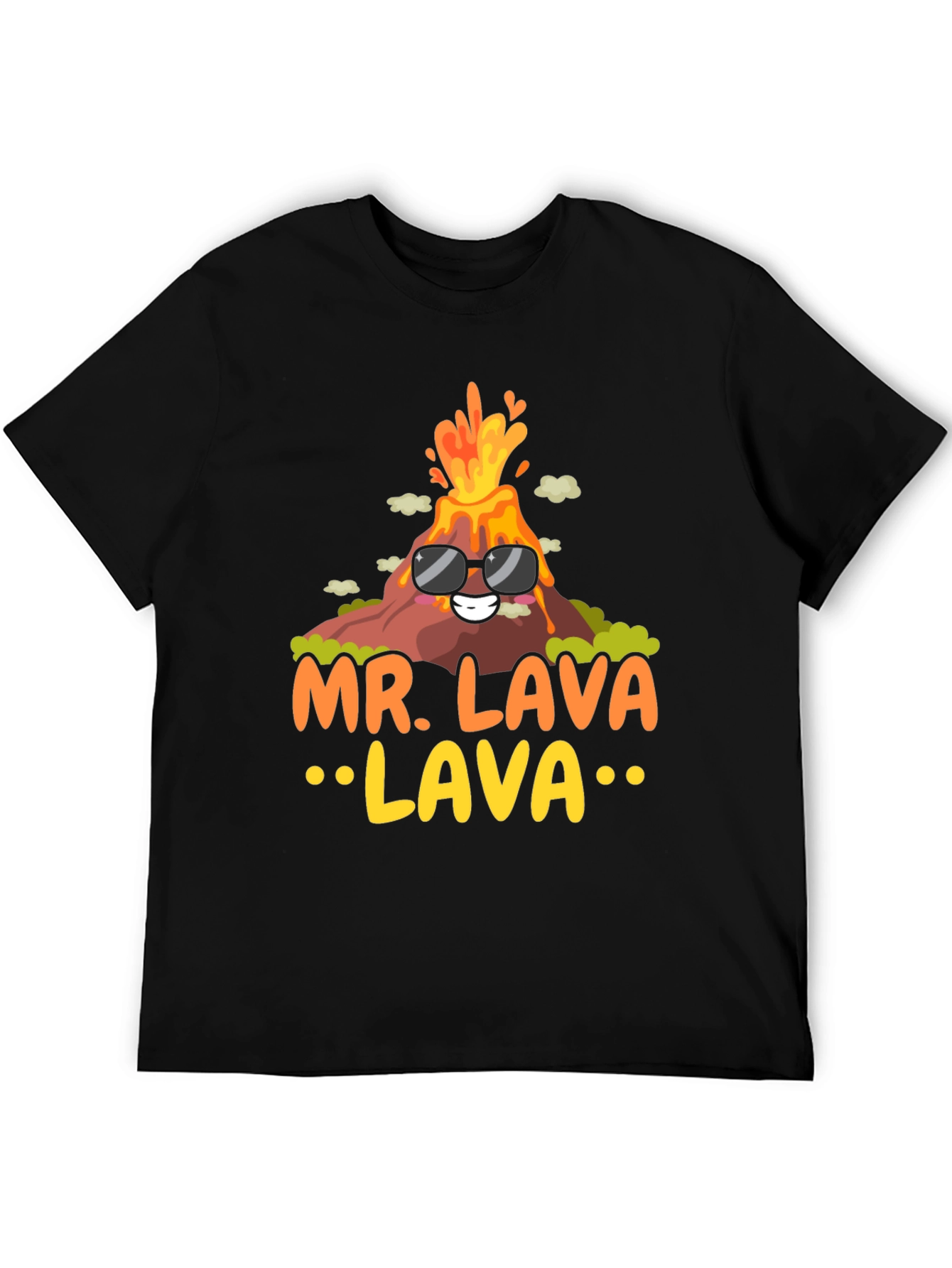 Mr. Lava Volcano T-Shirt - Cool Graphic Tee