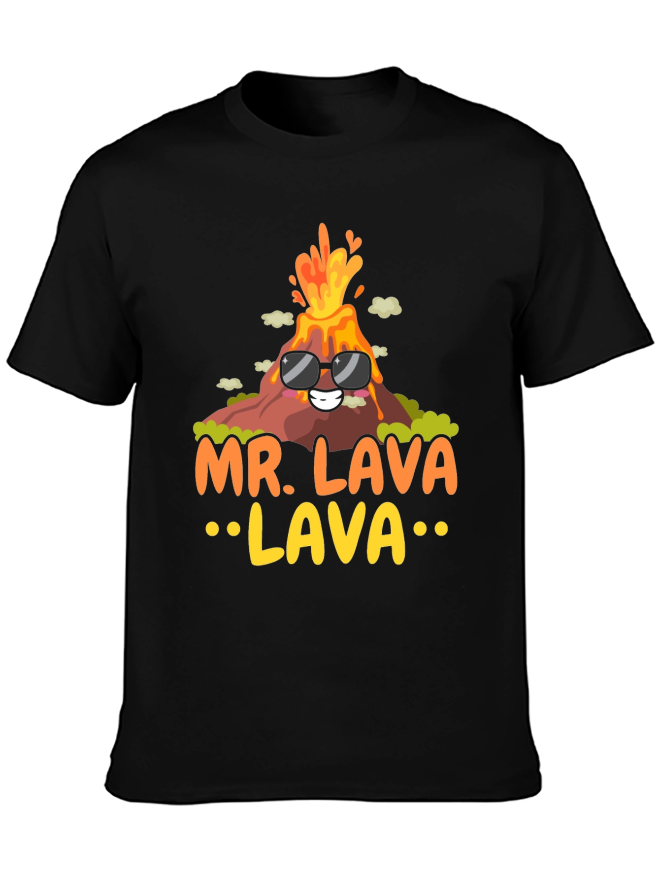 Mr. Lava Volcano T-Shirt - Cool Graphic Tee