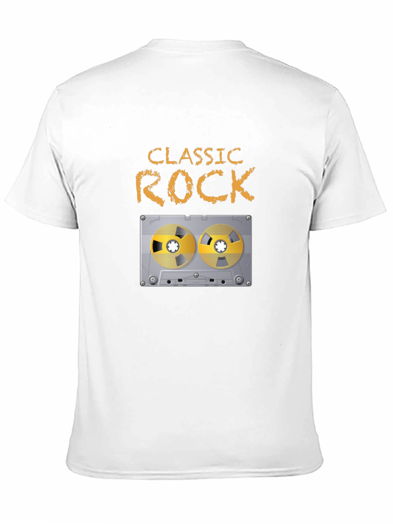 Classic Rock Cassette Tape Graphic T-Shirt