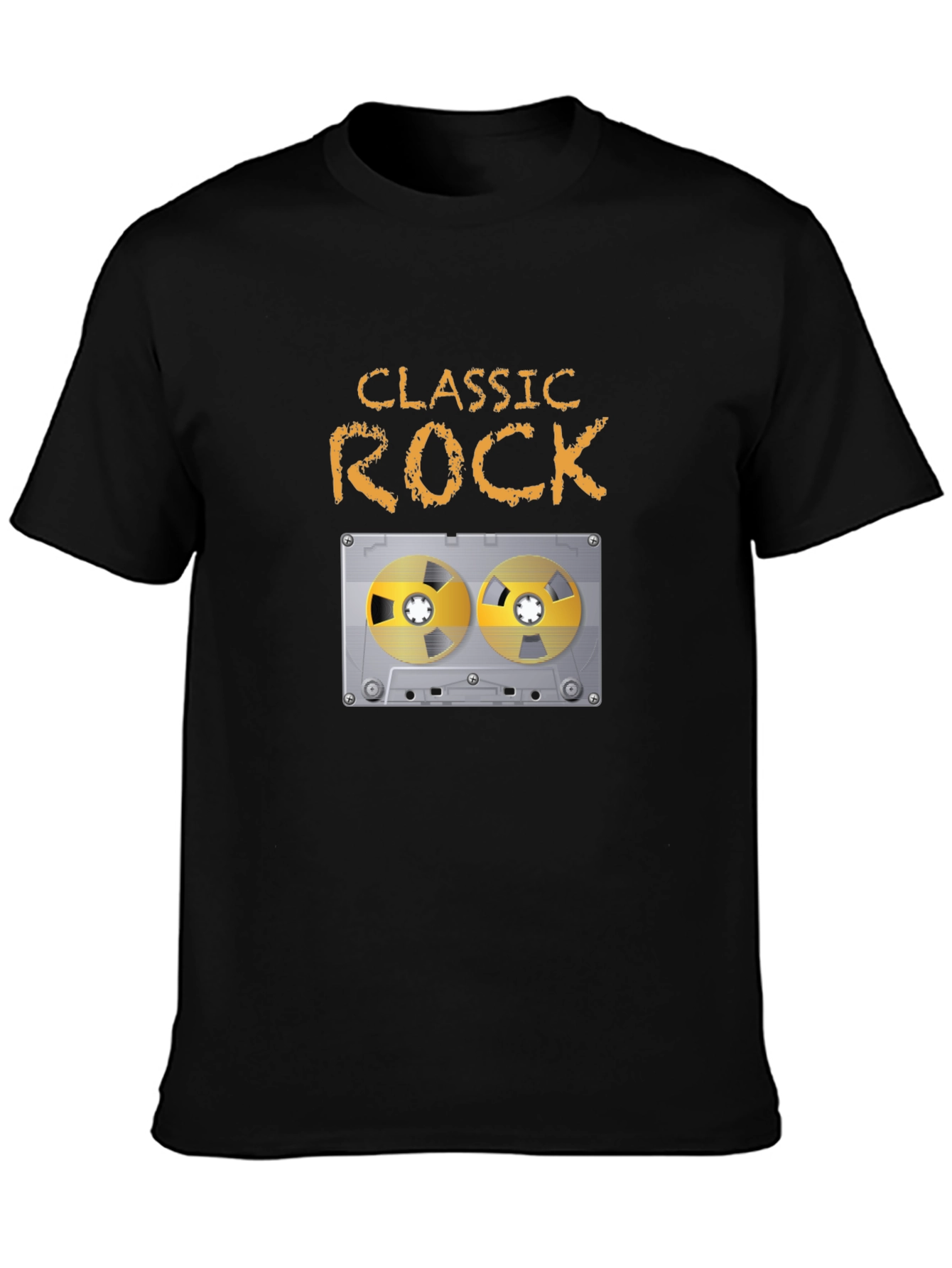 Classic Rock Cassette Tape Graphic T-Shirt