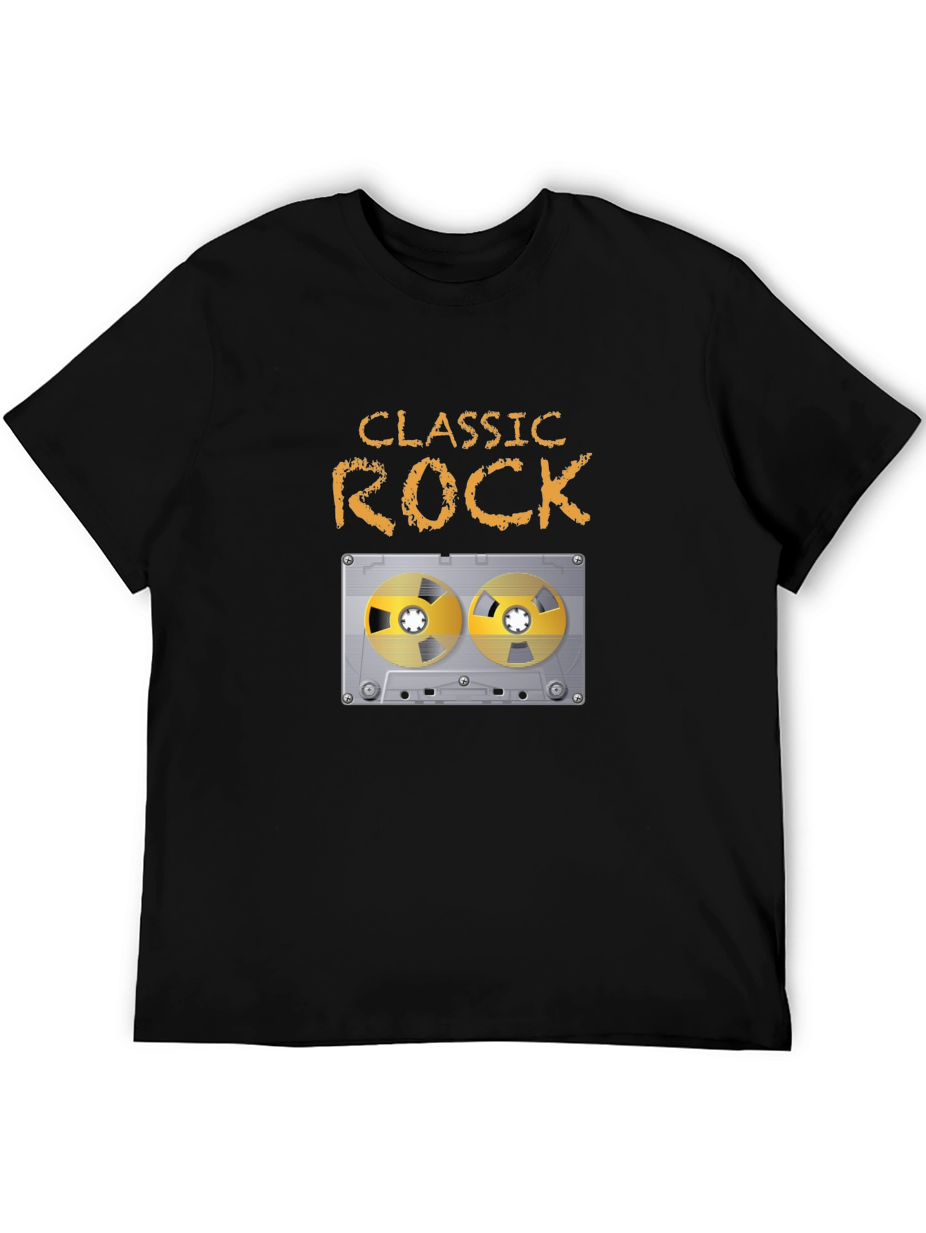Classic Rock Cassette Tape Graphic T-Shirt