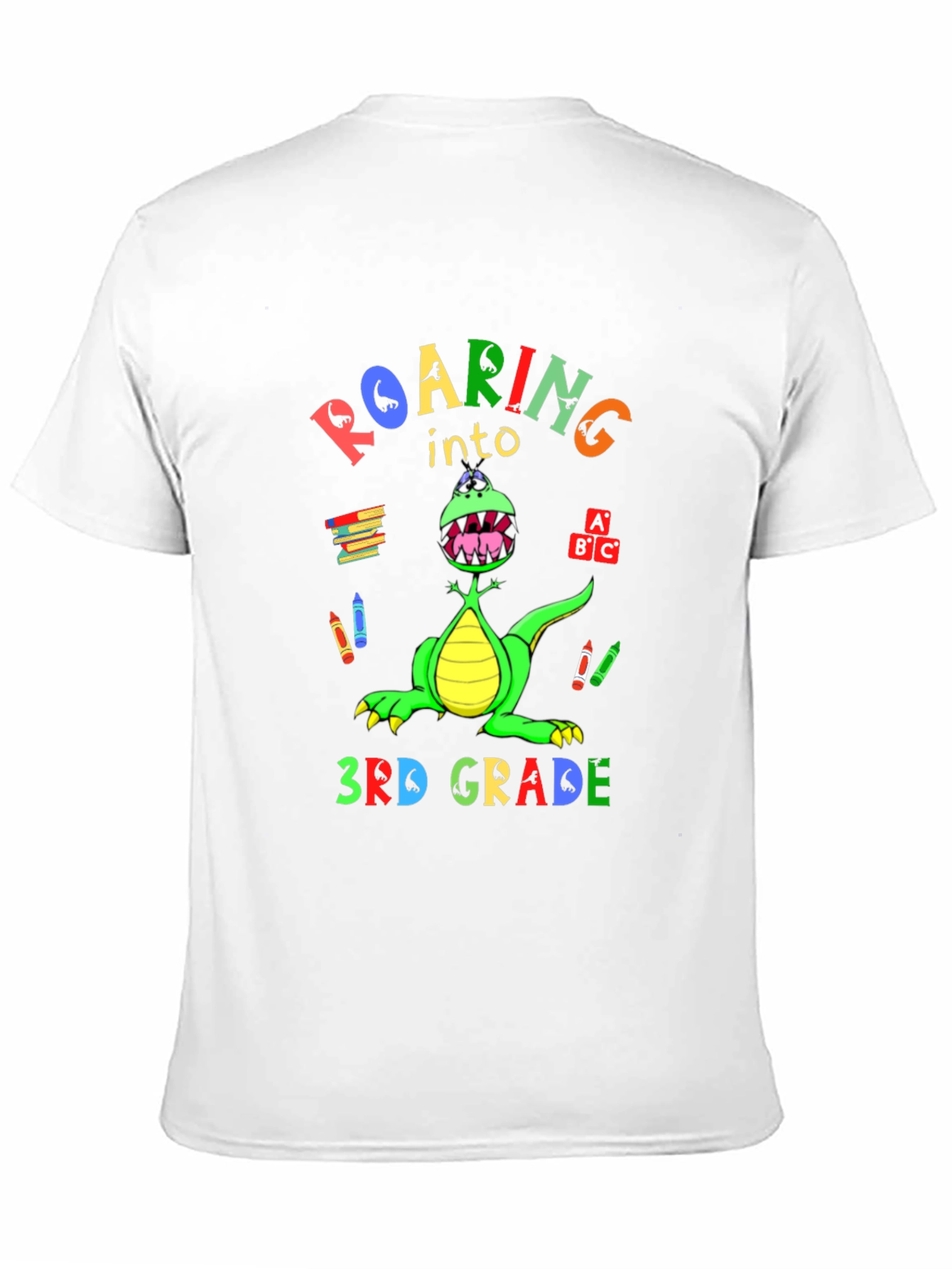 Roaring Into 3rd Grade Kids T-Shirt