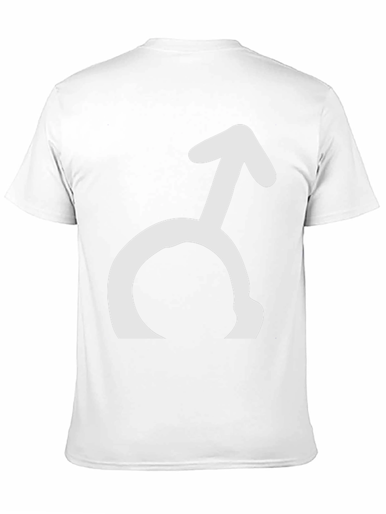 Mars Symbol Graphic Tee - Black Cotton T-Shirt