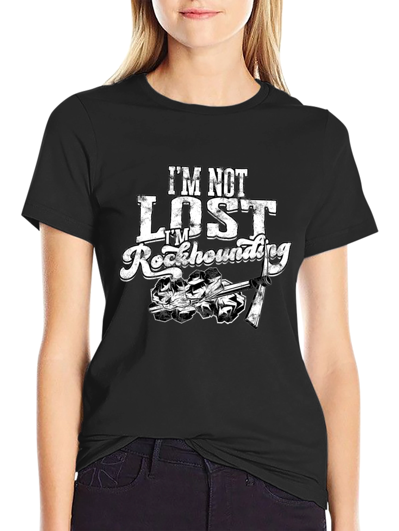 Im Not Lost Im Rockhounding Graphic Tee