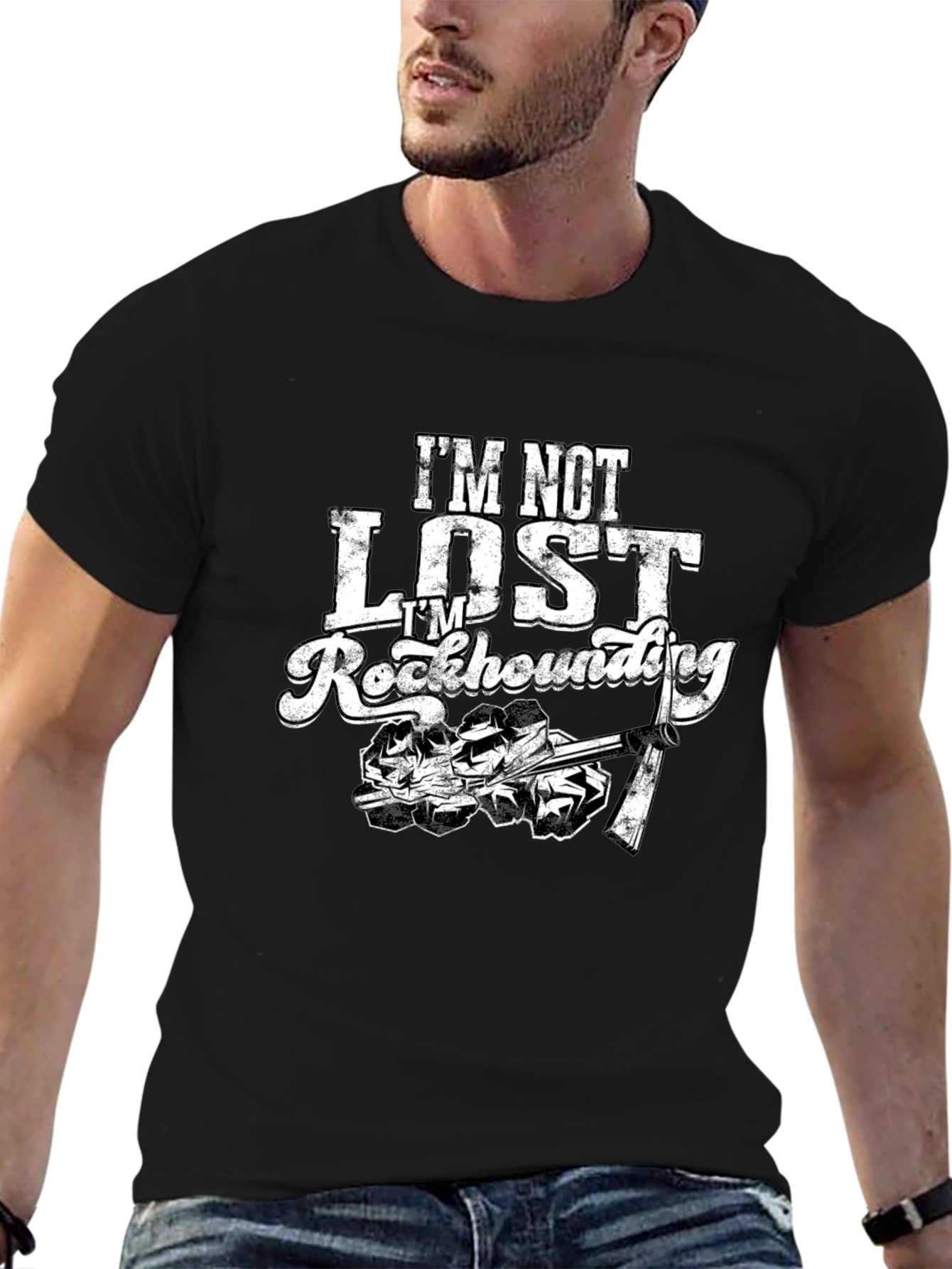 Im Not Lost Im Rockhounding Graphic Tee