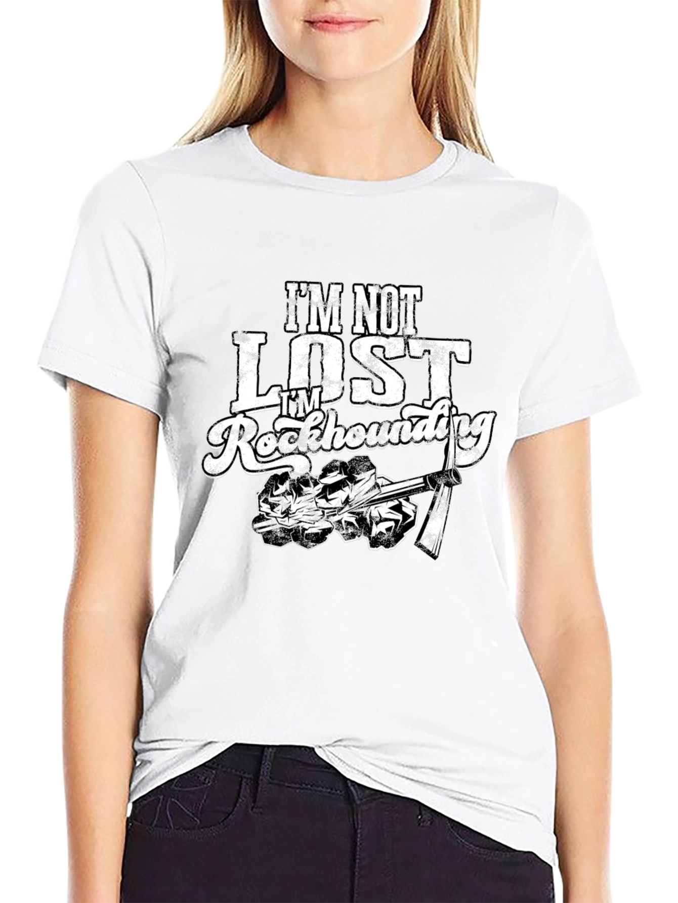 Im Not Lost Im Rockhounding Graphic Tee