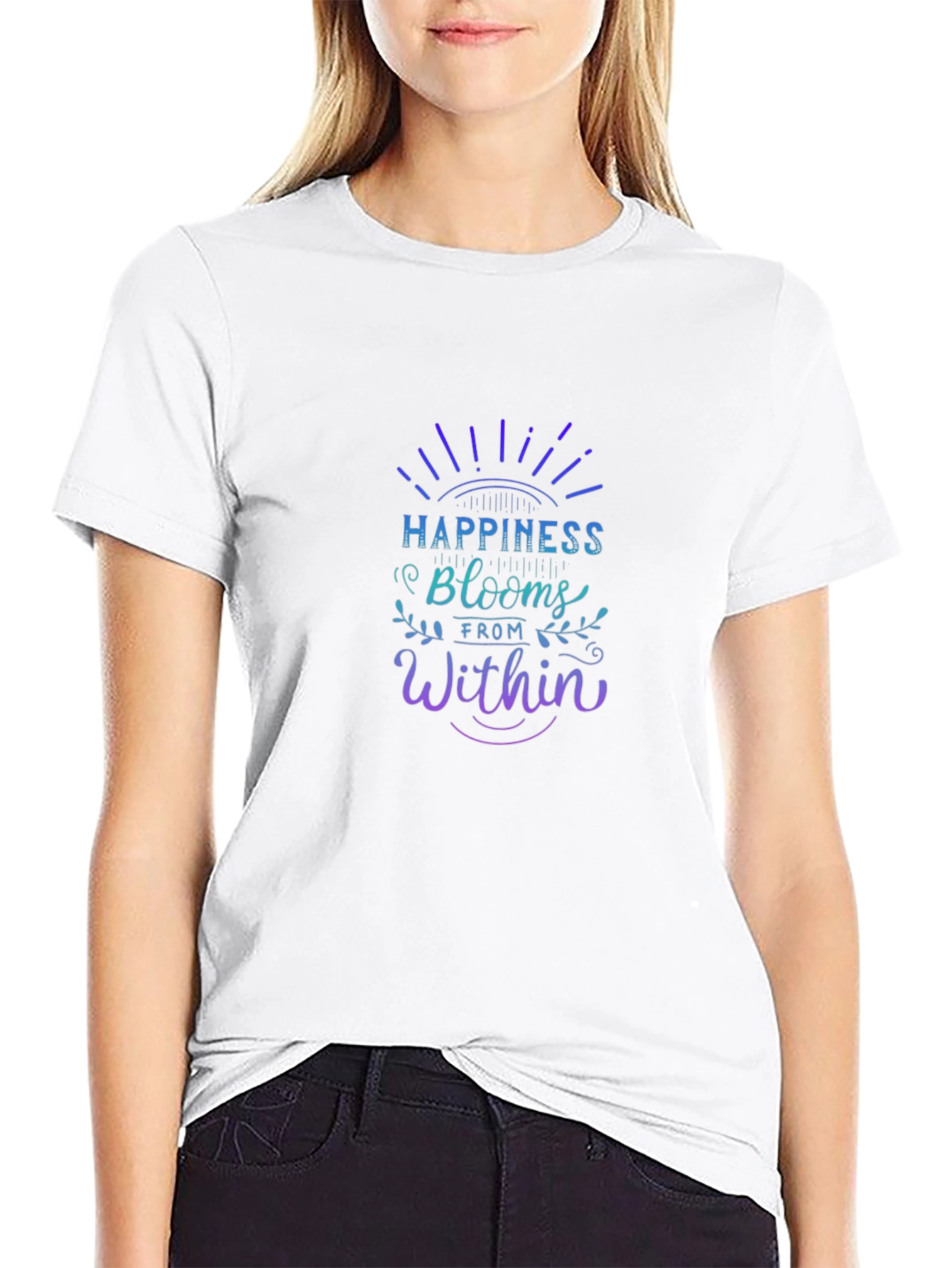 Happiness Blooms Within Graphic T-Shirt