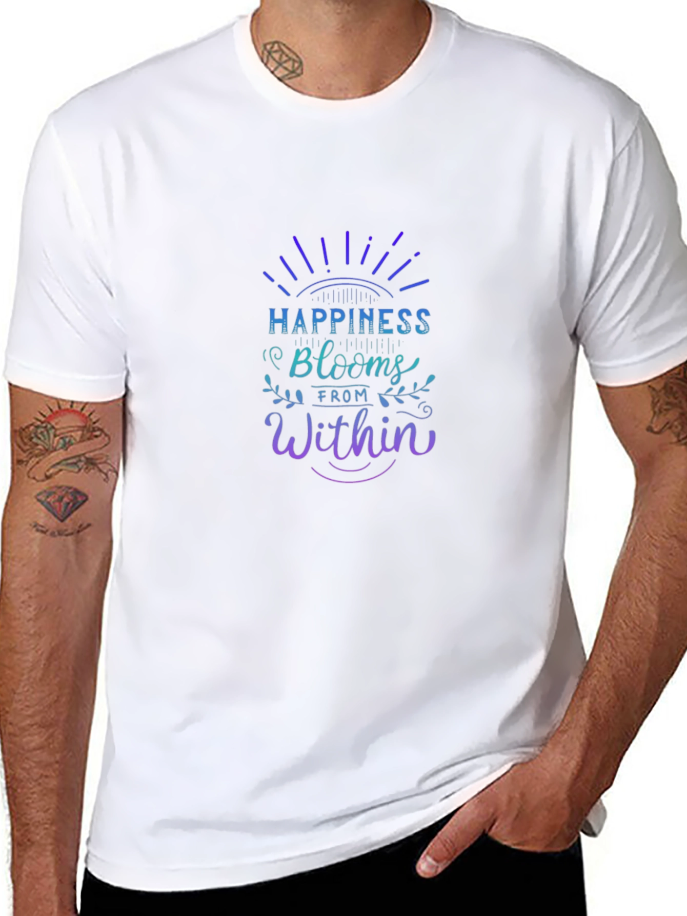 Happiness Blooms Within Graphic T-Shirt