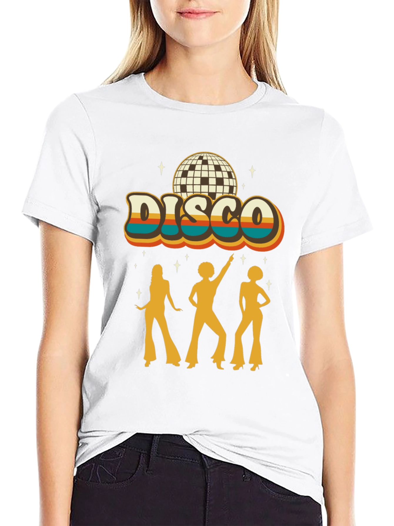 Retro Disco Dancer Graphic Tee