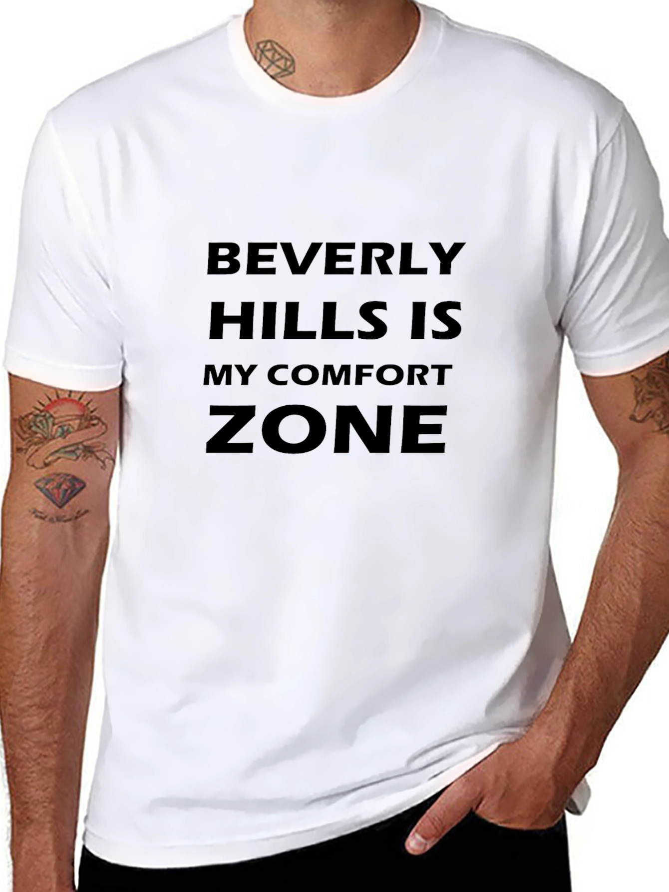 Beverly Hills Comfort Zone Black T-Shirt