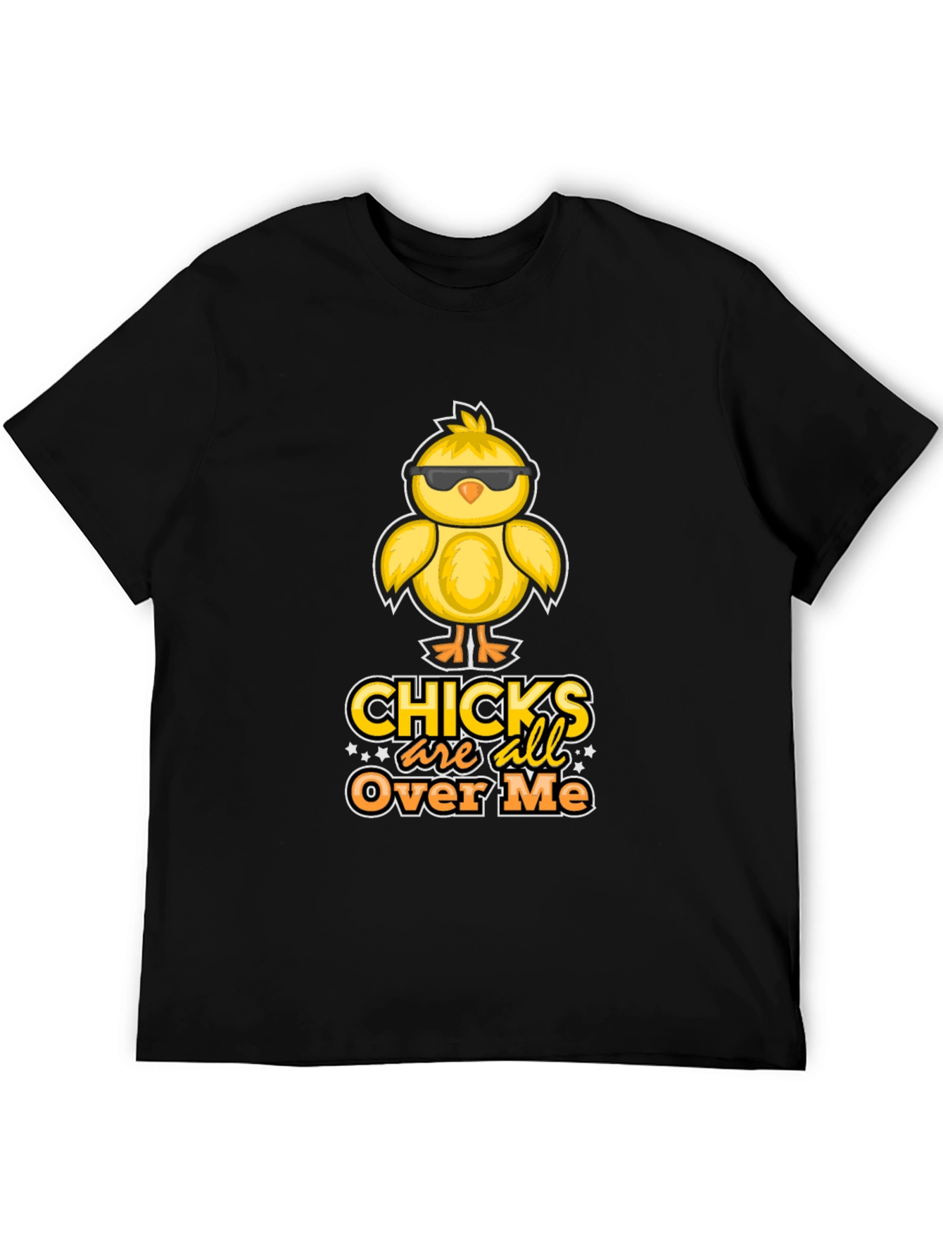 Cool Chicks Over Me Black T-Shirt
