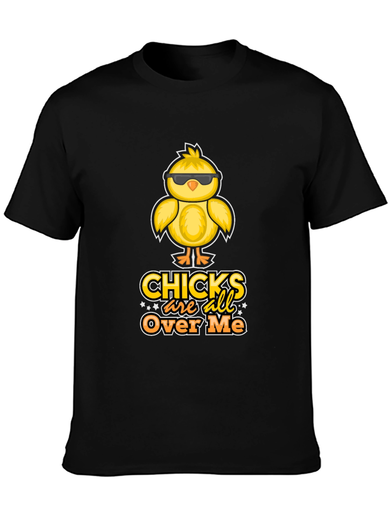 Cool Chicks Over Me Black T-Shirt