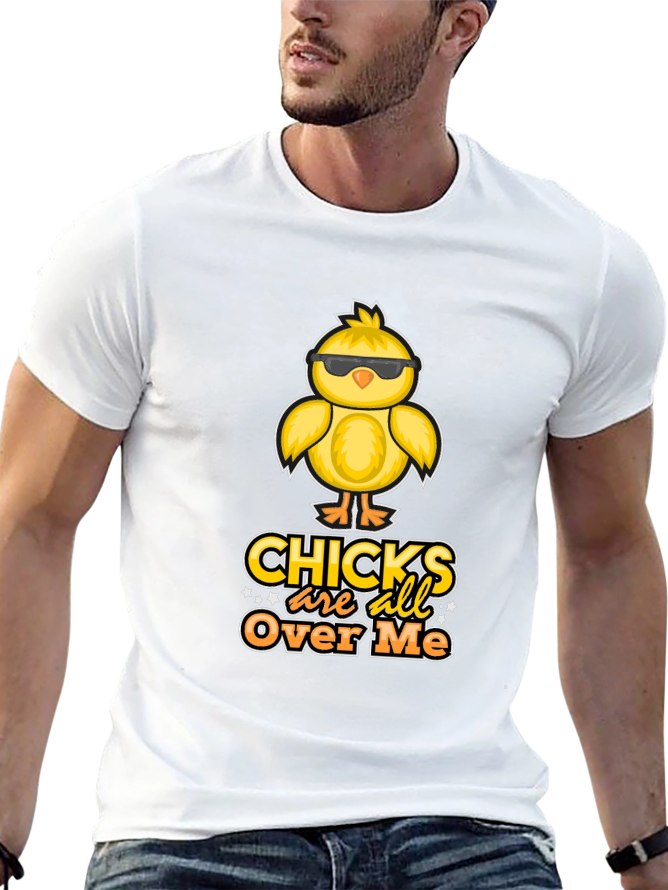 Cool Chicks Over Me Black T-Shirt