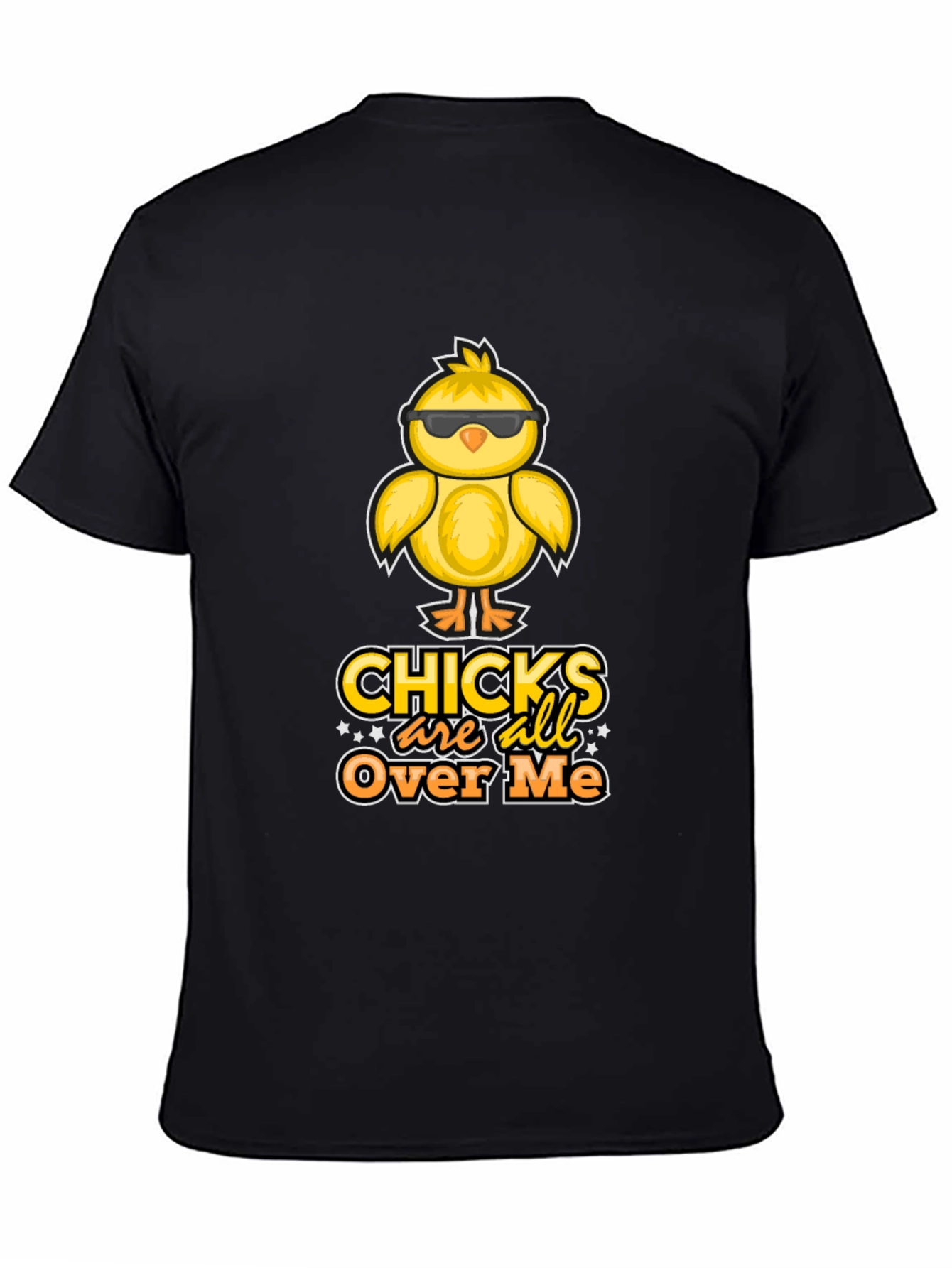 Cool Chicks Over Me Black T-Shirt