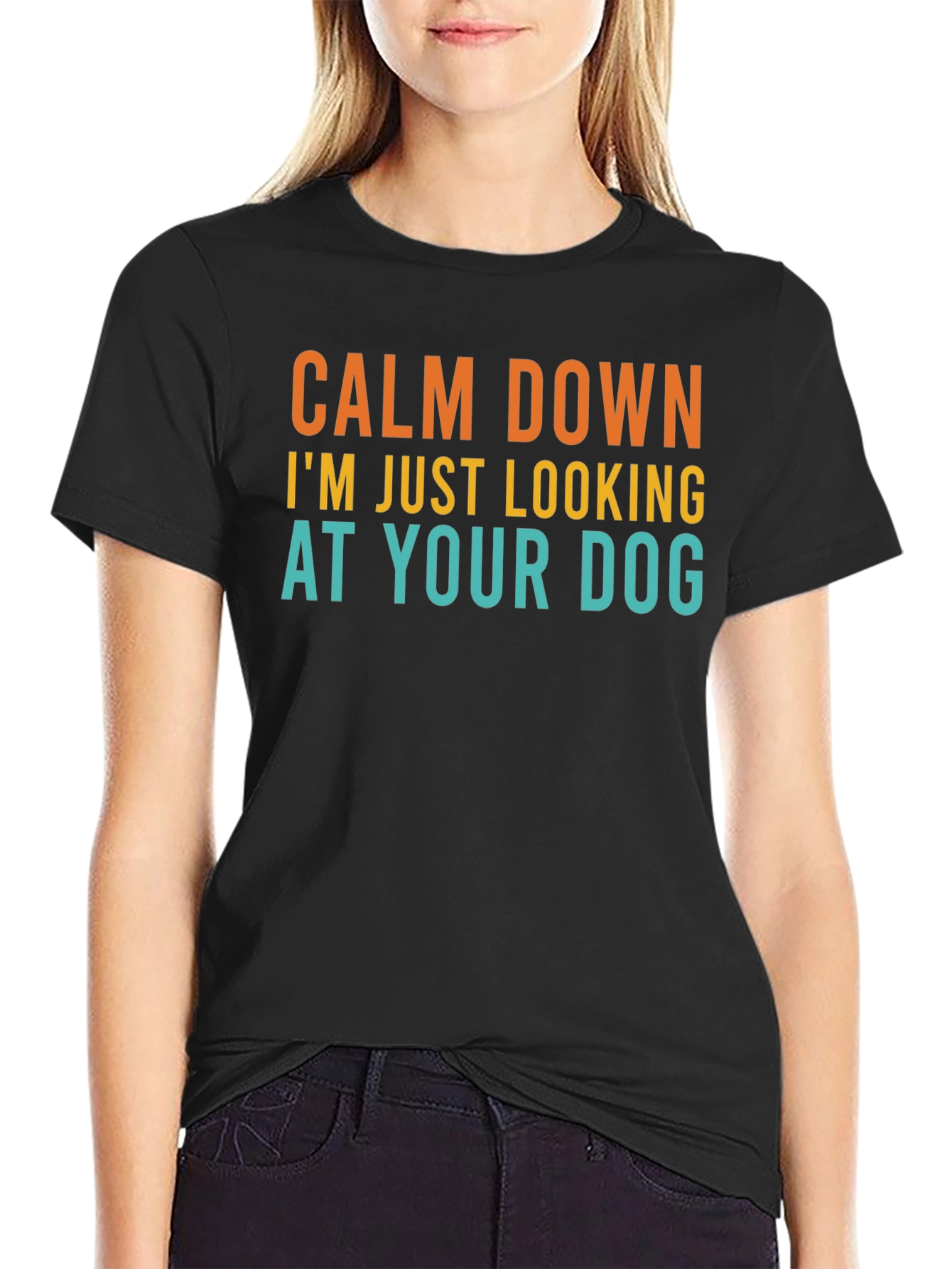 Calm Down Dog Lover T-Shirt - Funny Graphic Tee