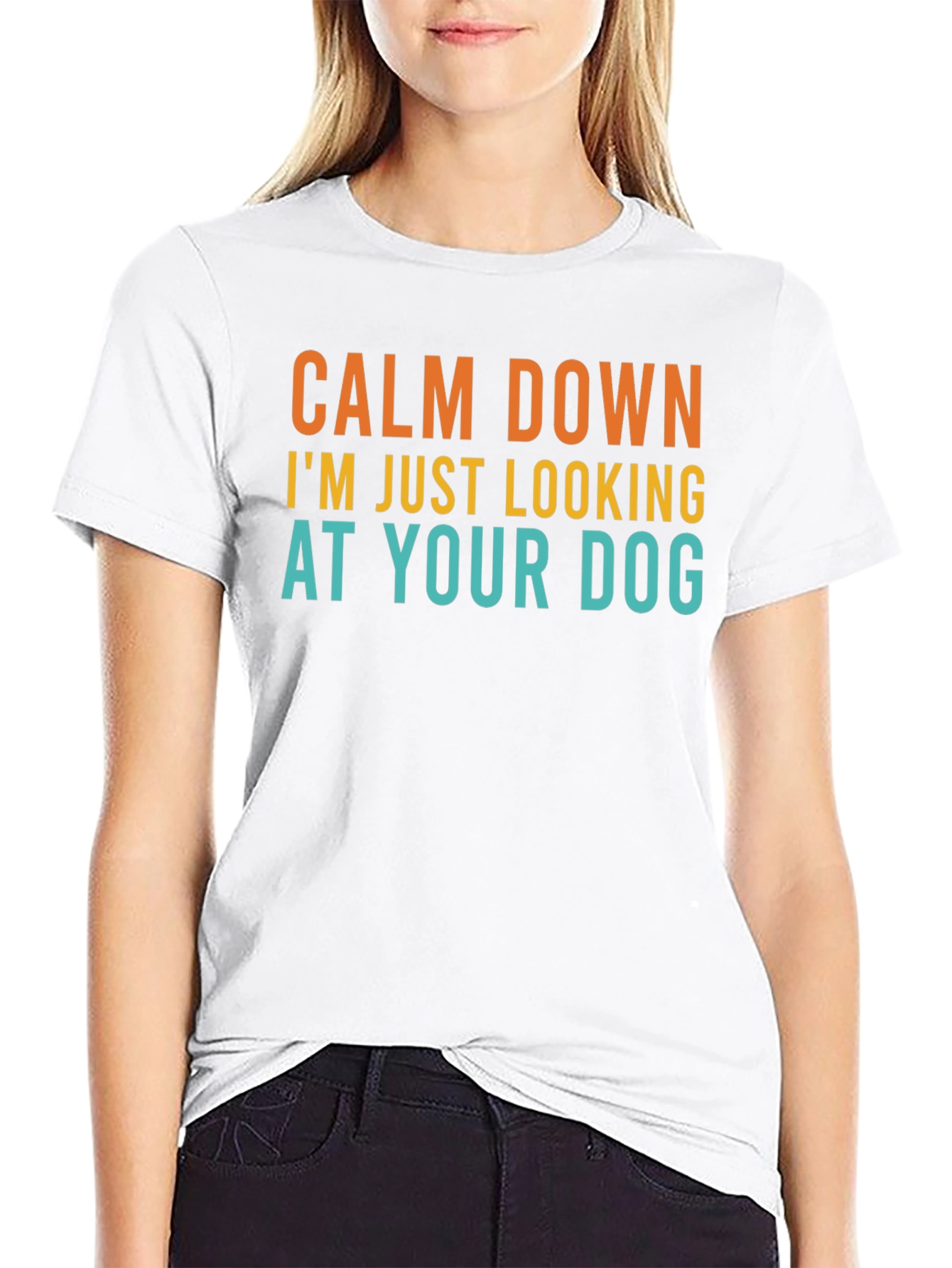 Calm Down Dog Lover T-Shirt - Funny Graphic Tee