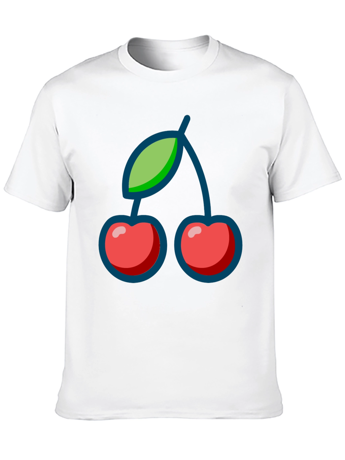 Cherry Graphic Tee - Classic Black