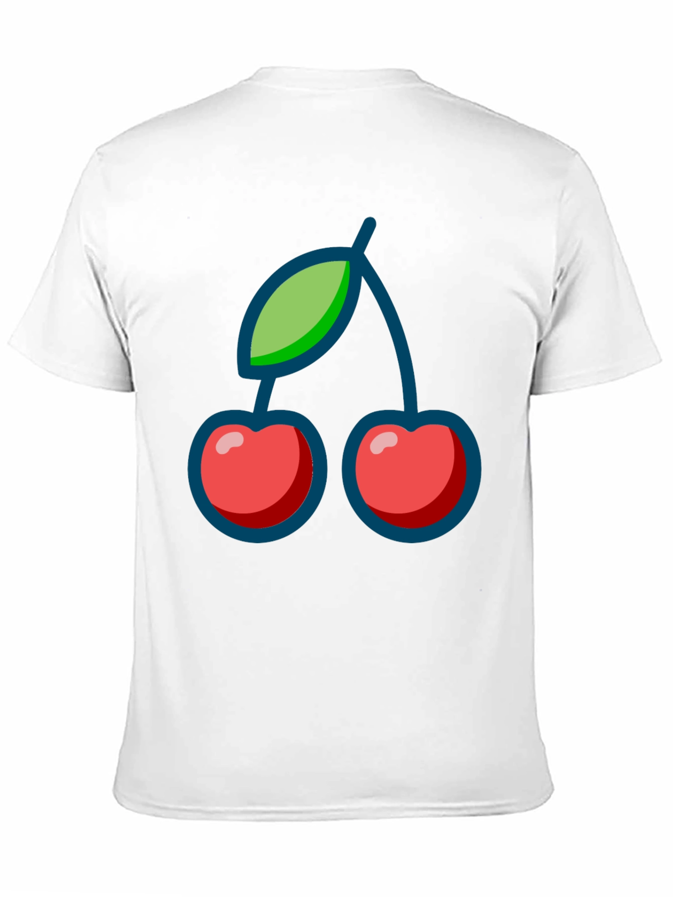 Cherry Graphic Tee - Classic Black