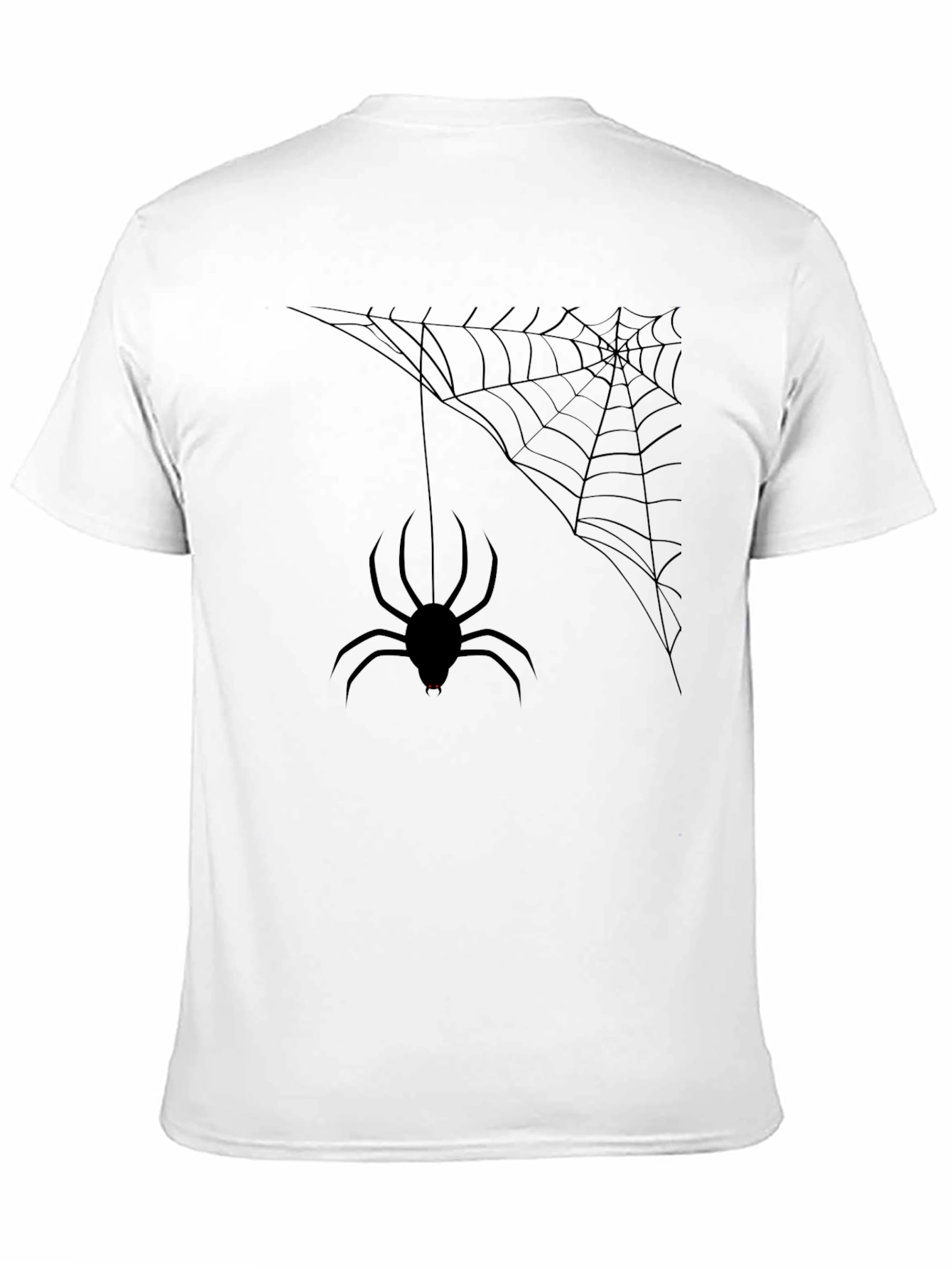 Spider Web Graphic Tee - Halloween Style