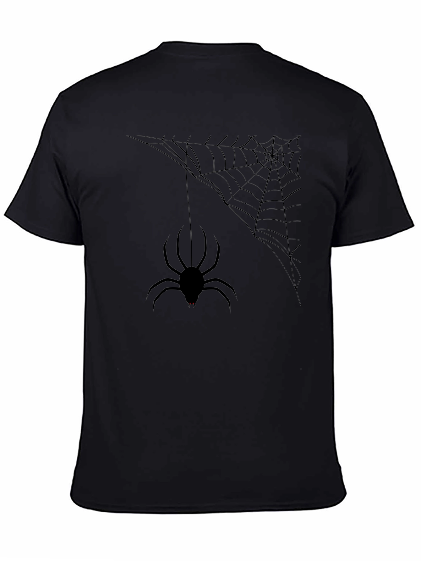 Spider Web Graphic Tee - Halloween Style
