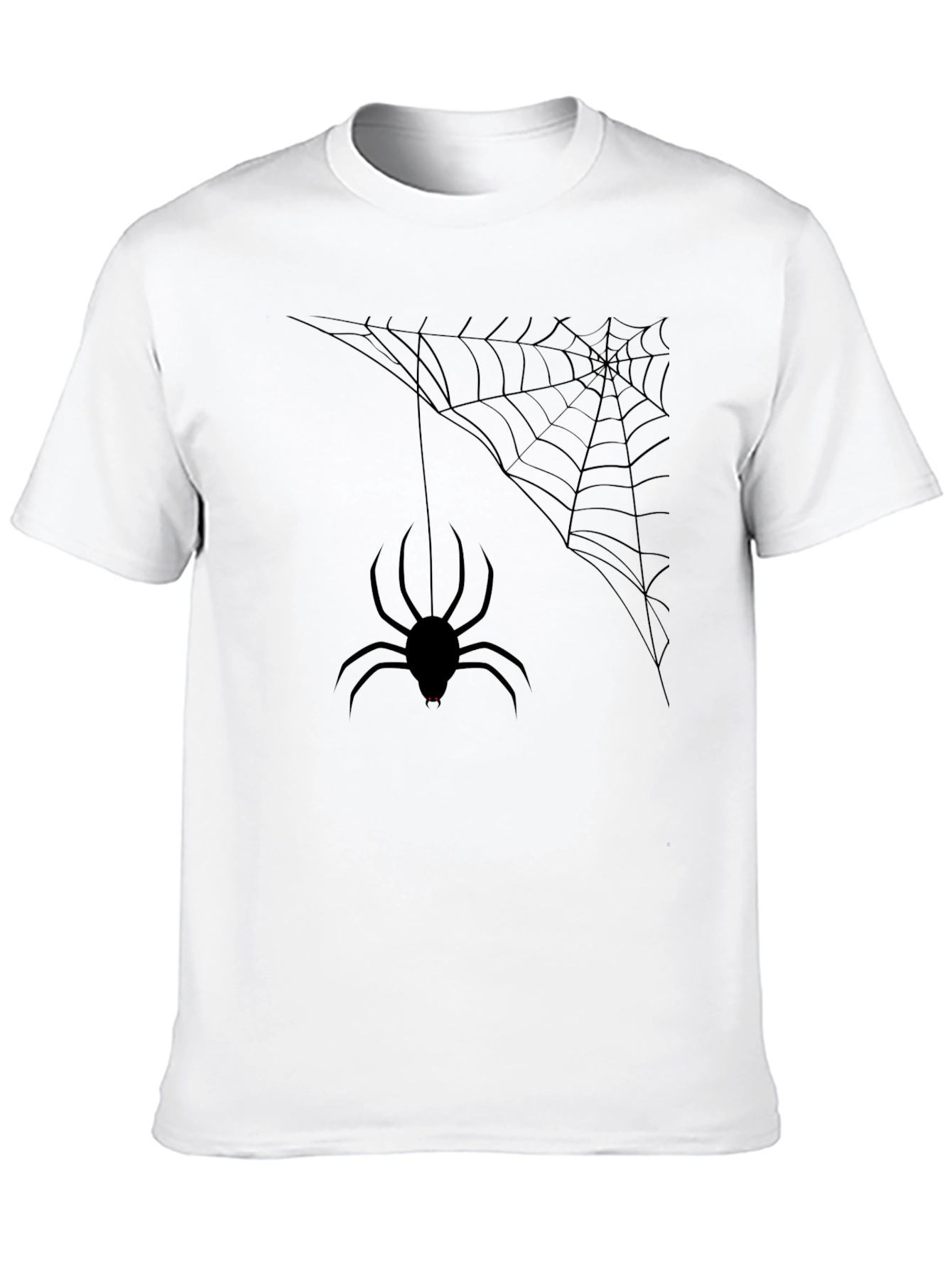 Spider Web Graphic Tee - Halloween Style