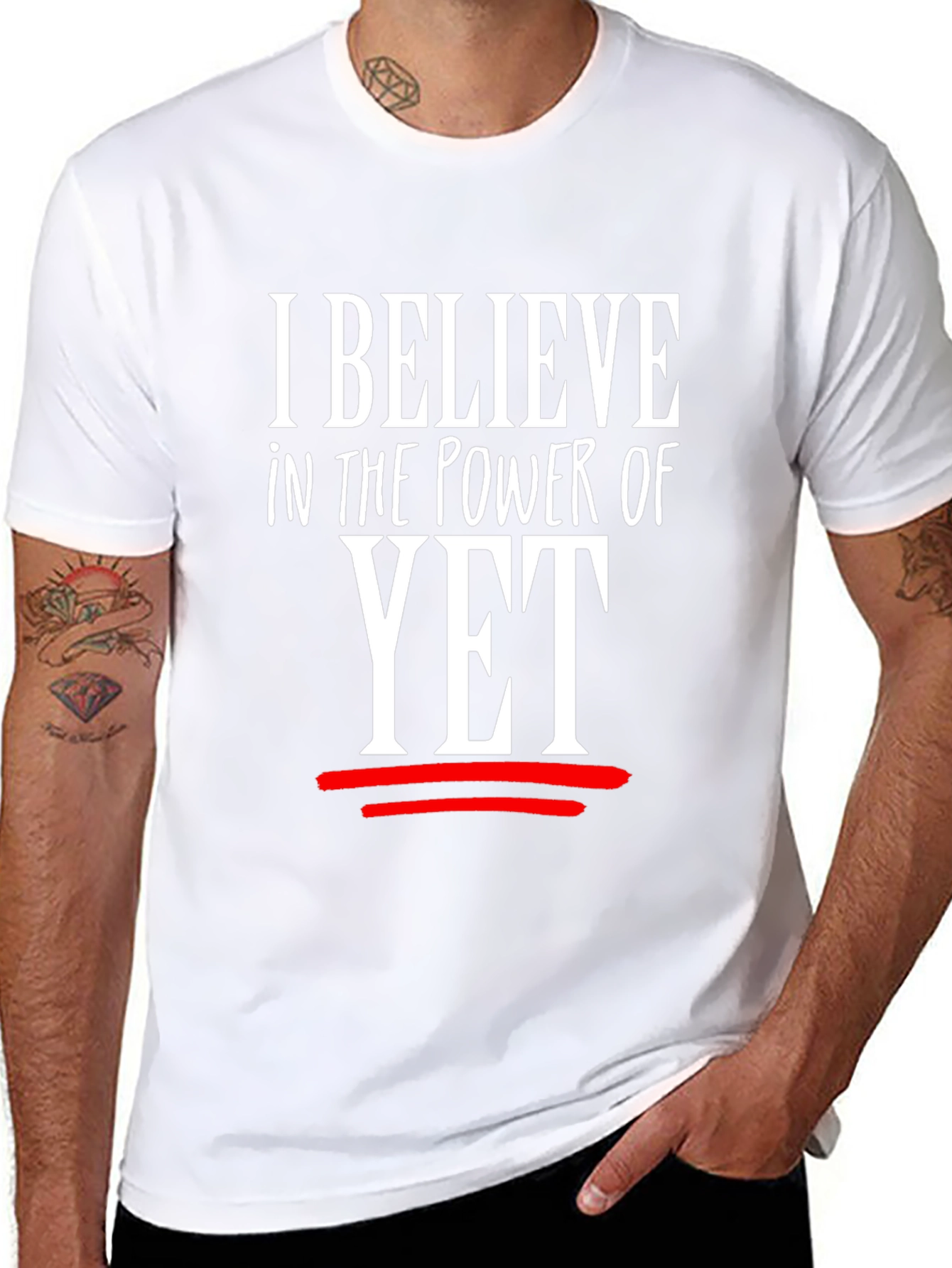 I Believe in the Power of Yet Graphic Tee