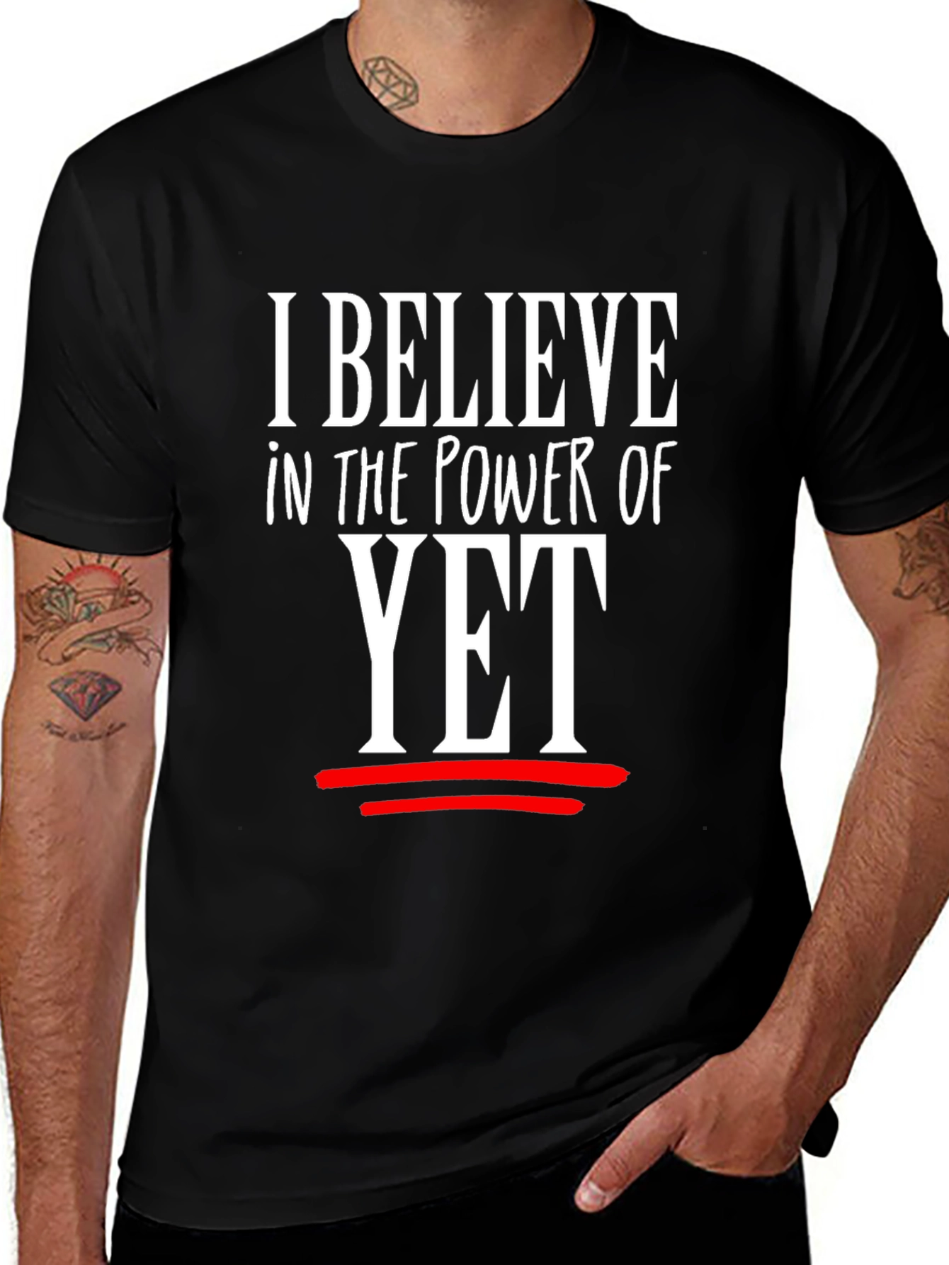 I Believe in the Power of Yet Graphic Tee