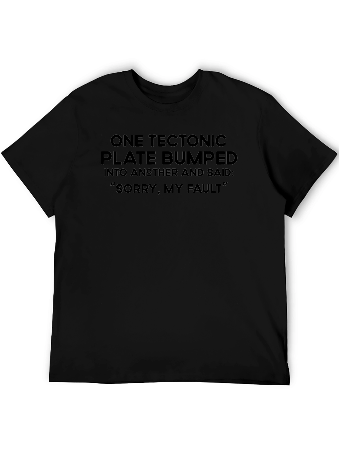 Tectonic Plate Fault Funny Graphic Tee