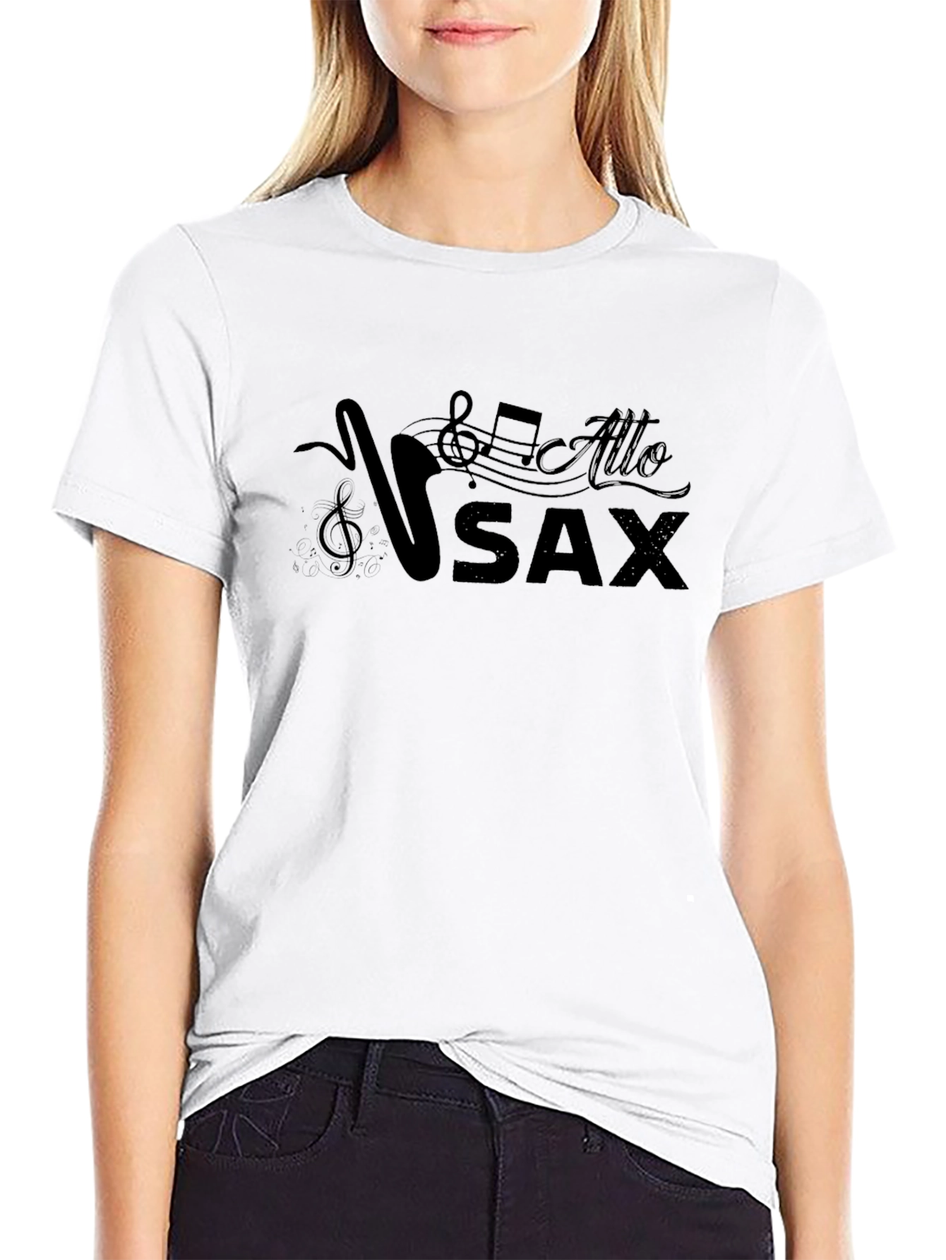 Alto Sax Music T-Shirt - Stylish & Comfortable!