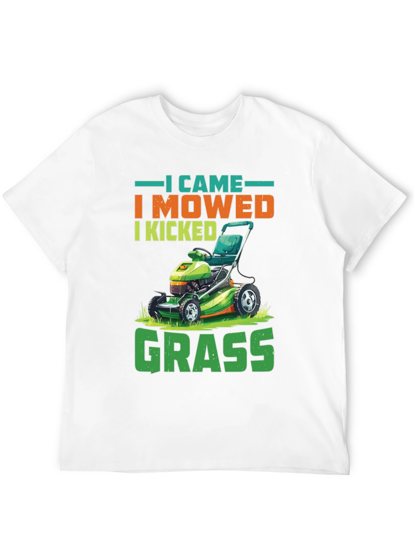 I Came I Mowed Funny Lawn Mowing T-Shirt