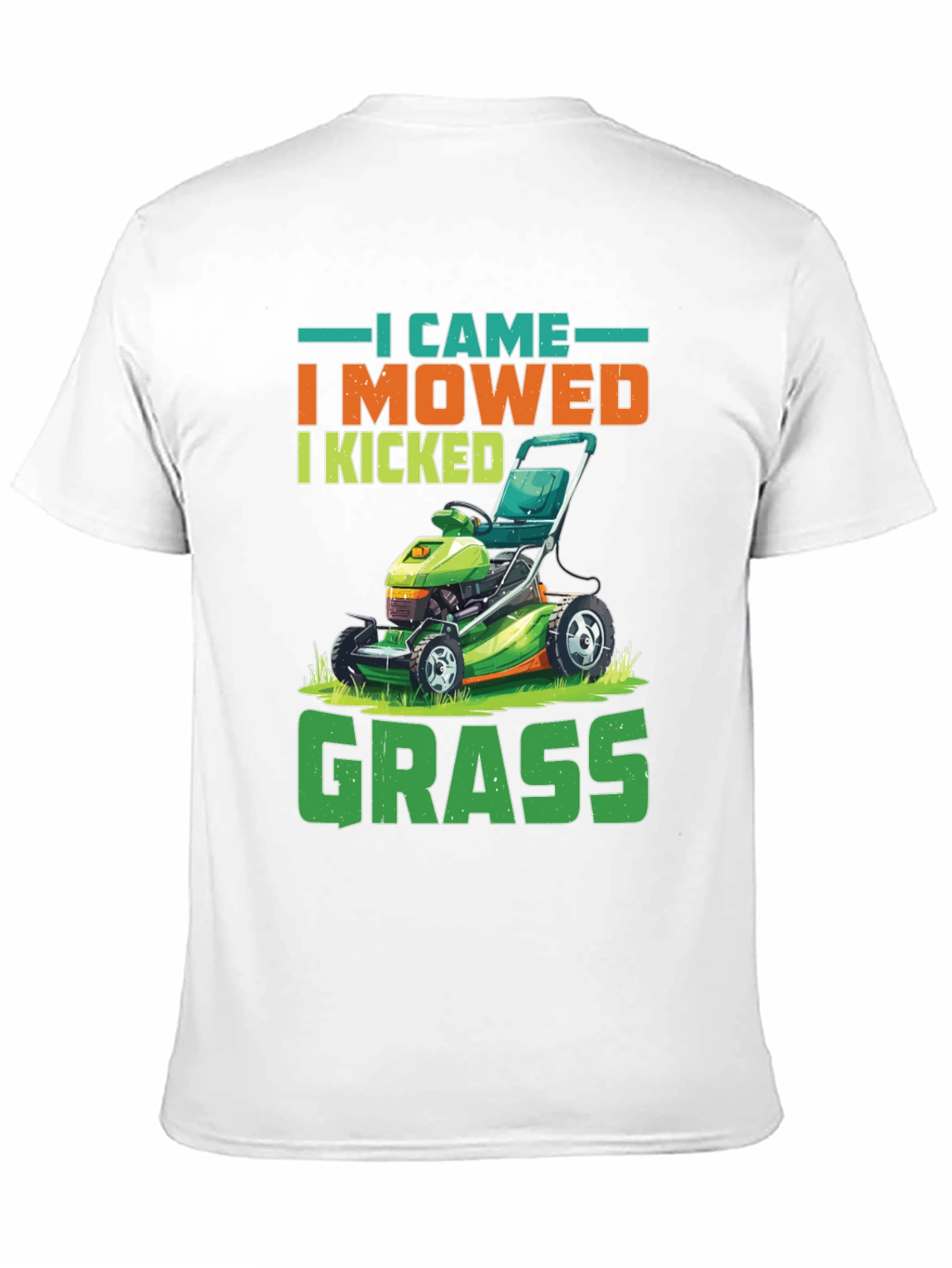 I Came I Mowed Funny Lawn Mowing T-Shirt