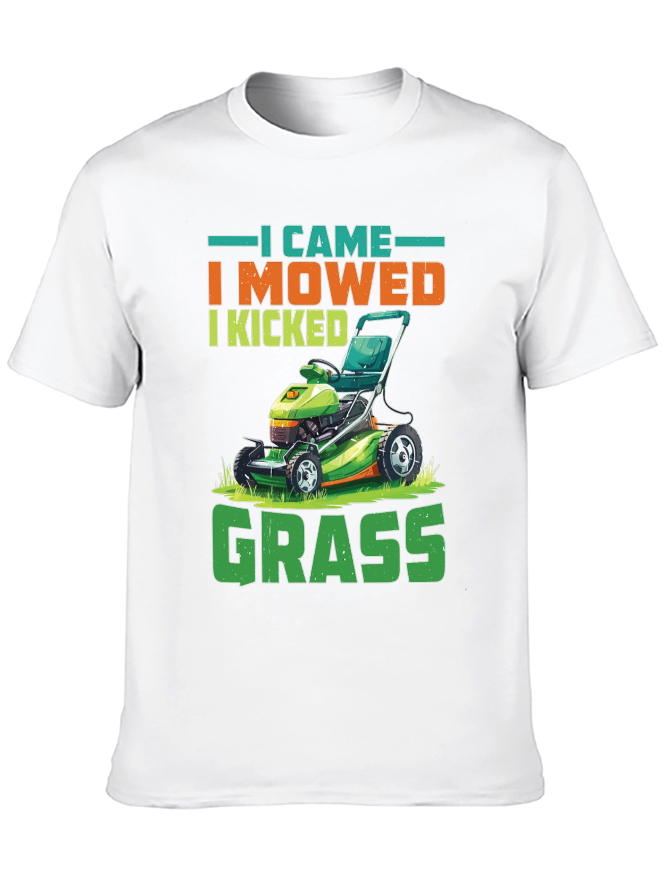 I Came I Mowed Funny Lawn Mowing T-Shirt