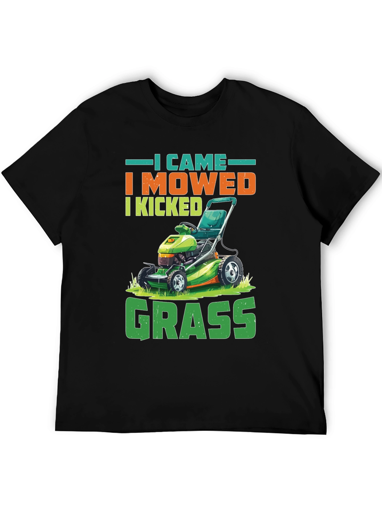 I Came I Mowed Funny Lawn Mowing T-Shirt