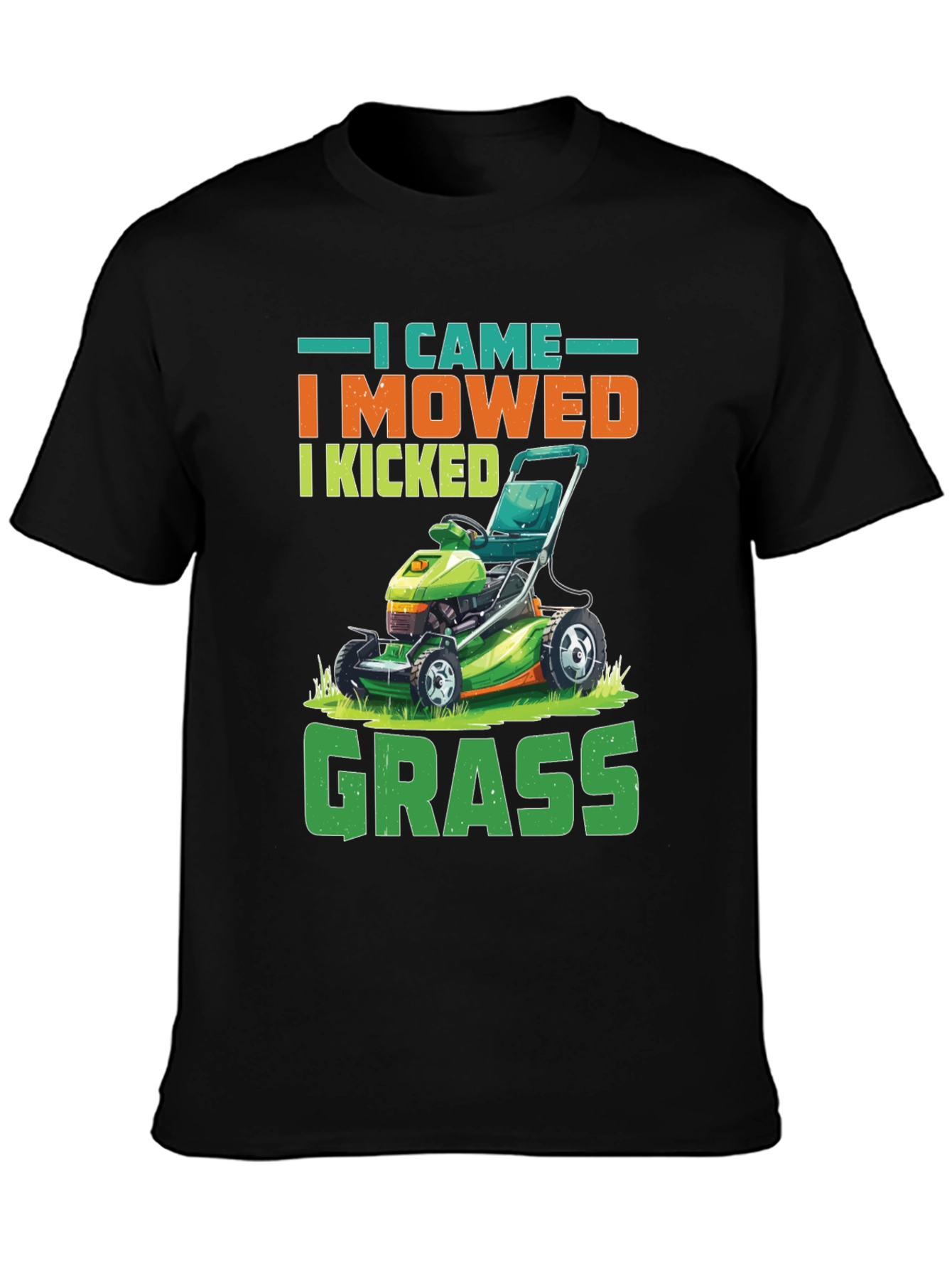 I Came I Mowed Funny Lawn Mowing T-Shirt