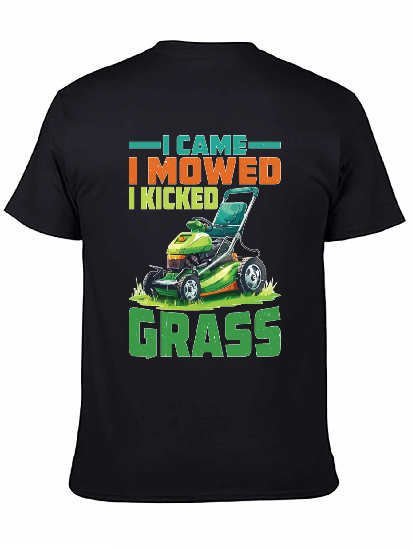 I Came I Mowed Funny Lawn Mowing T-Shirt