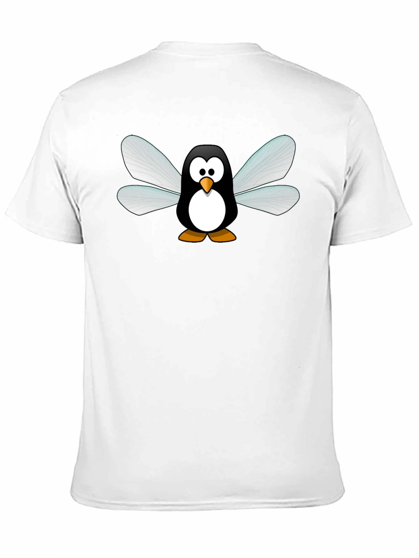 Penguin Fly T-Shirt - Soft Cotton Graphic Tee