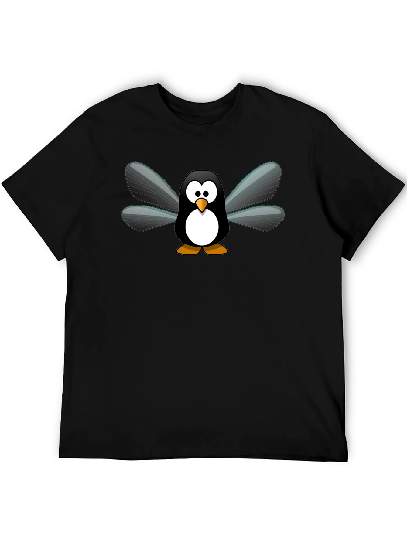 Penguin Fly T-Shirt - Soft Cotton Graphic Tee