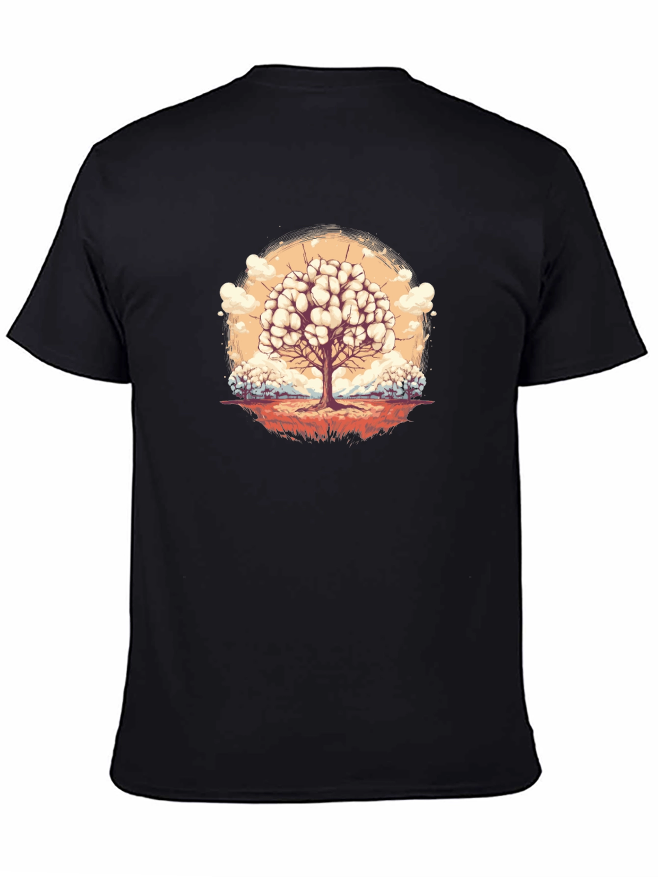 Thinking Tree Graphic Tee - Unique Art Design