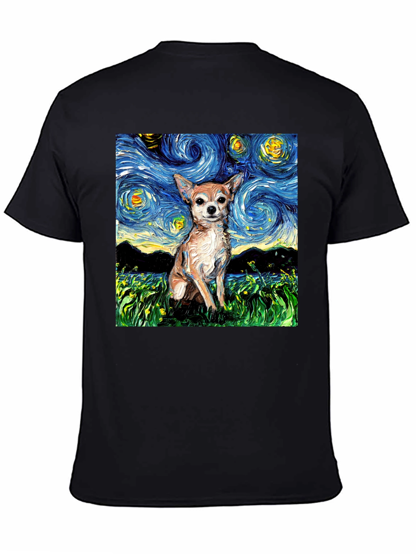Starry Chihuahua T-Shirt - Artistic Dog Tee