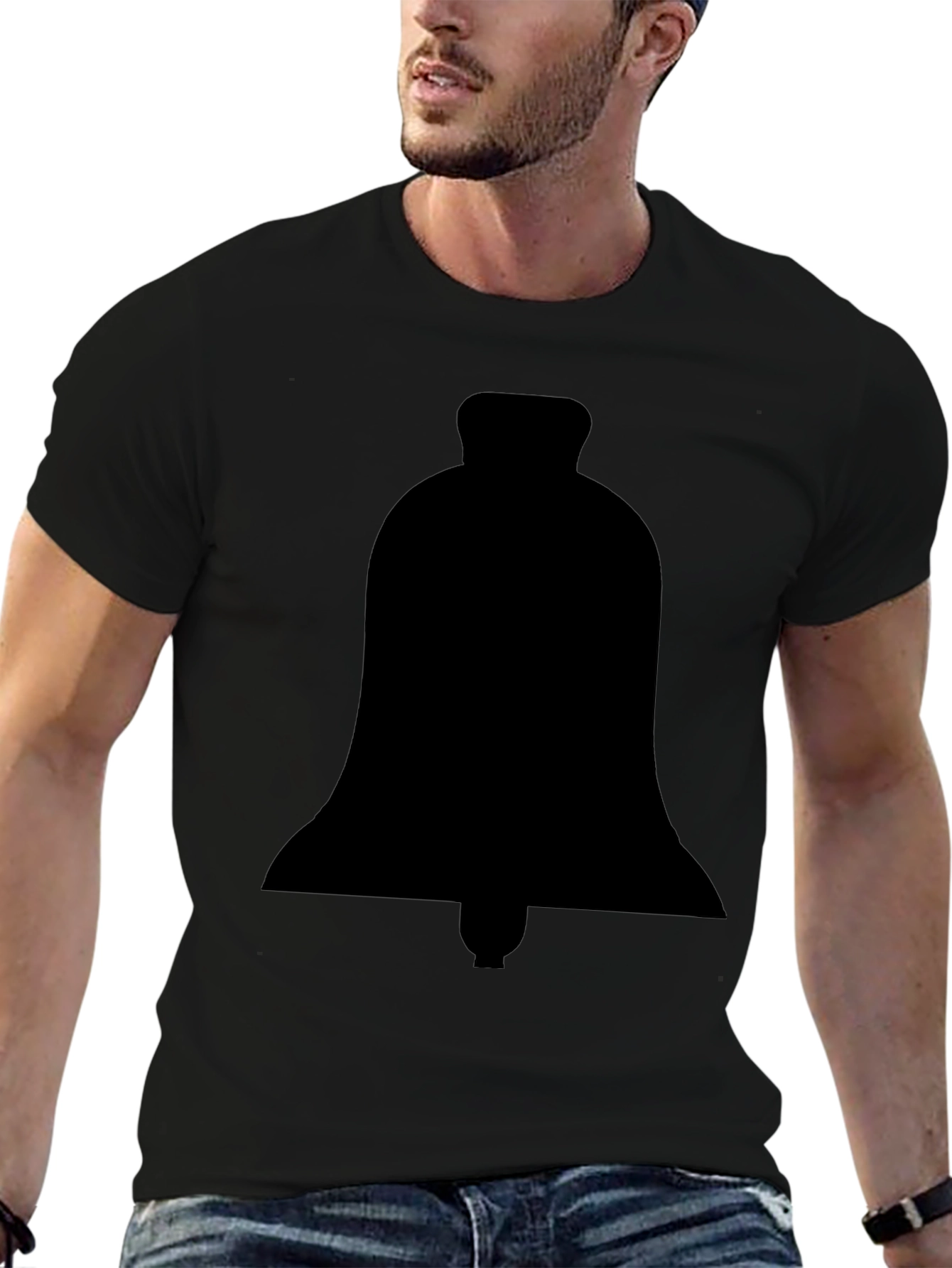 Black Bell Graphic Tee - Mens Casual Shirt