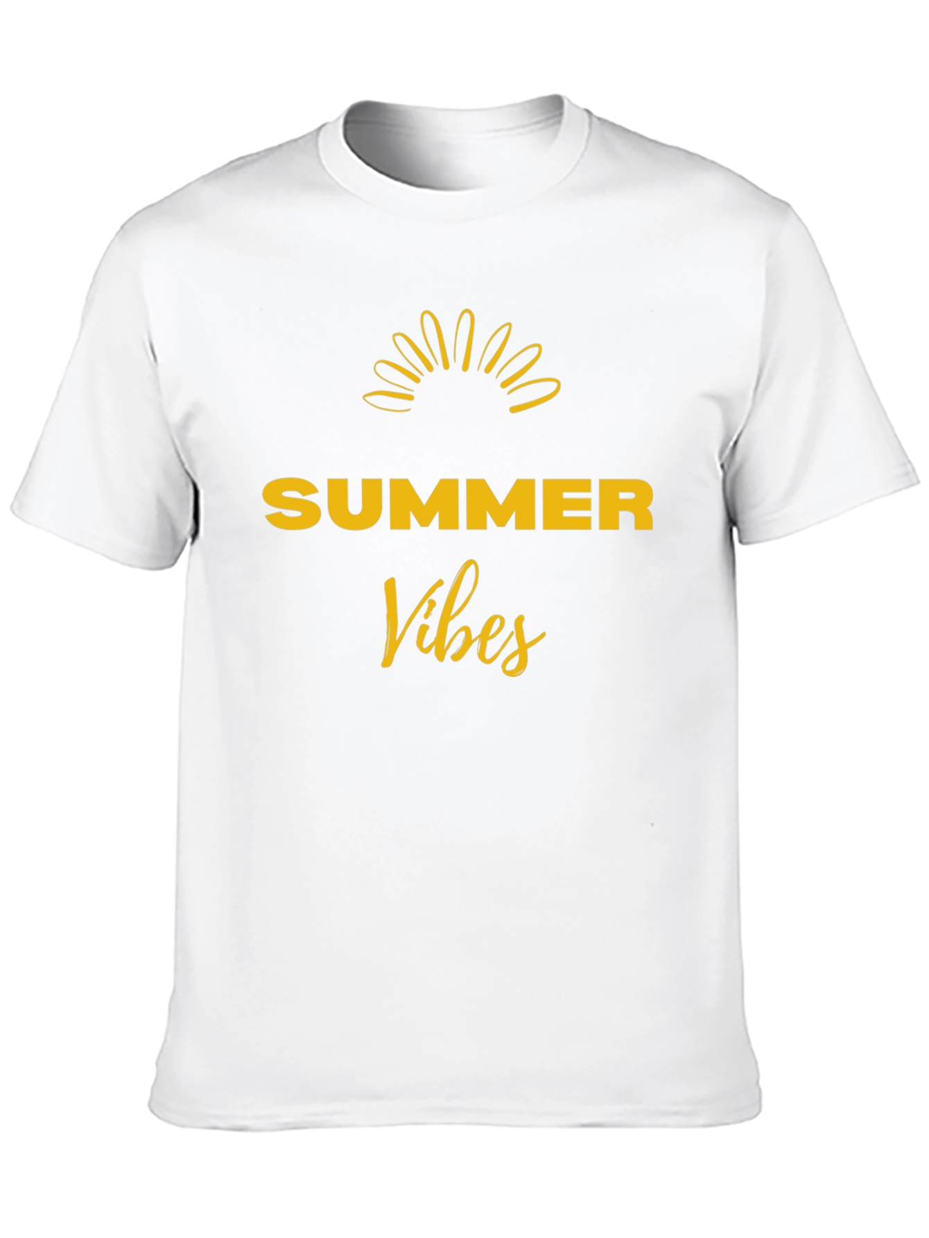 Summer Vibes Black Graphic Tee