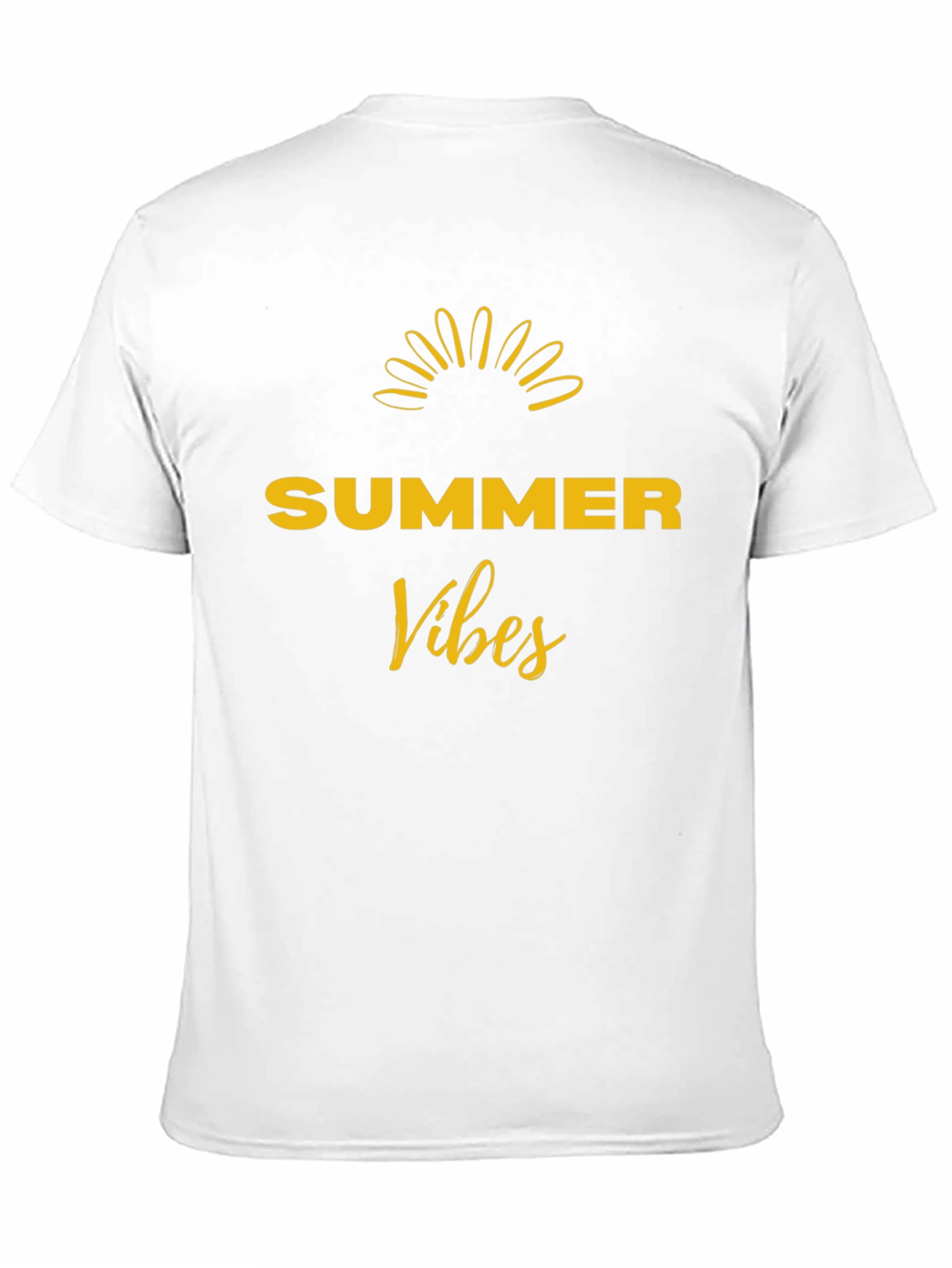 Summer Vibes Black Graphic Tee