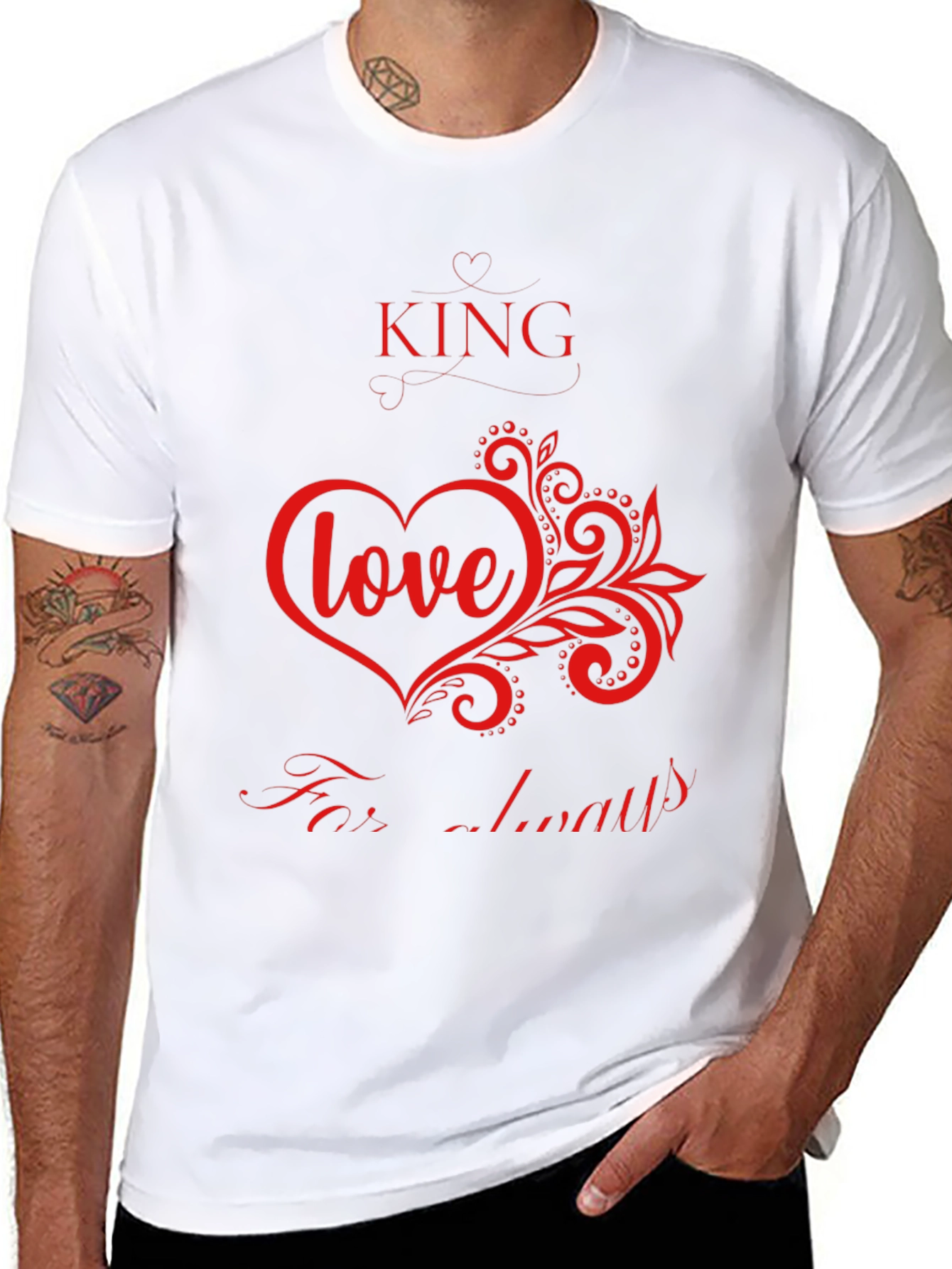 King Love Always Graphic T-Shirt