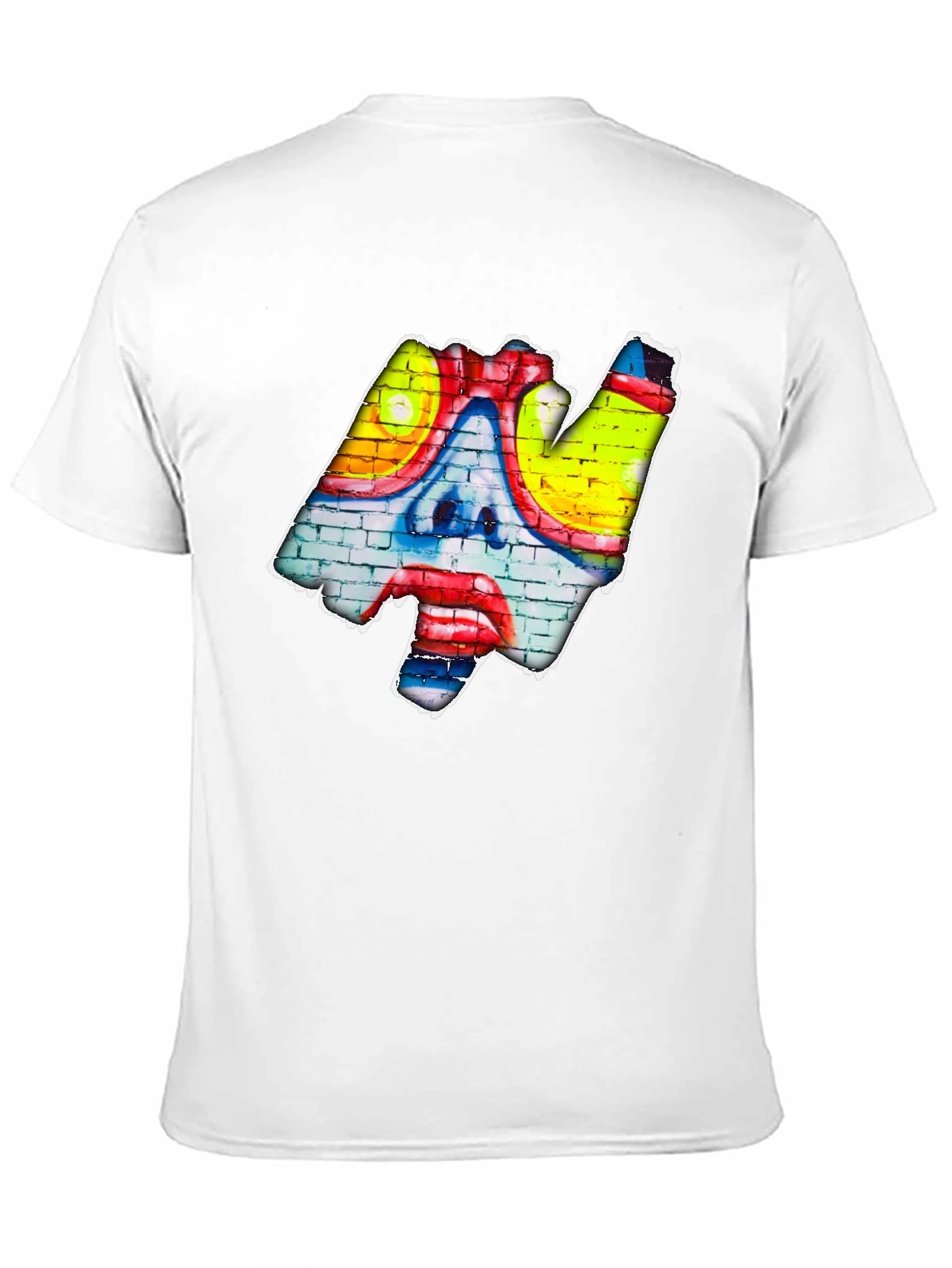 Graffiti Clown Face T-Shirt - Urban Art Style