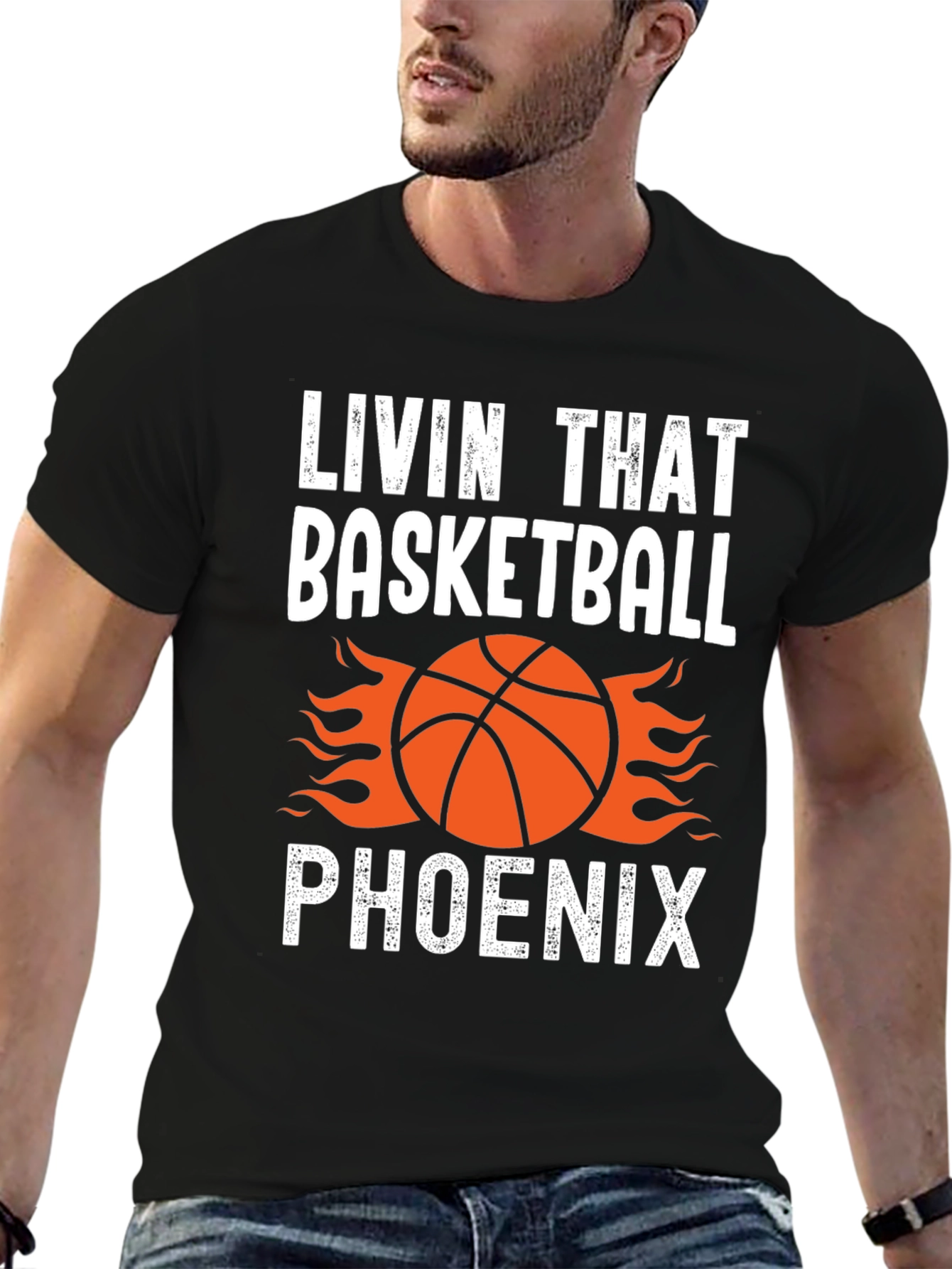 Livin That Basketball Phoenix Graphic Tee