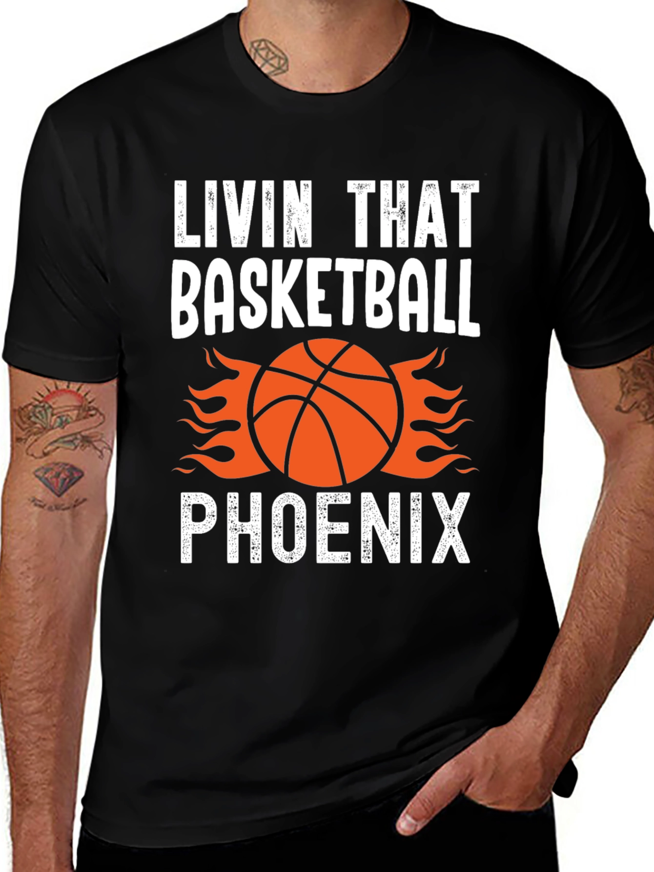 Livin That Basketball Phoenix Graphic Tee
