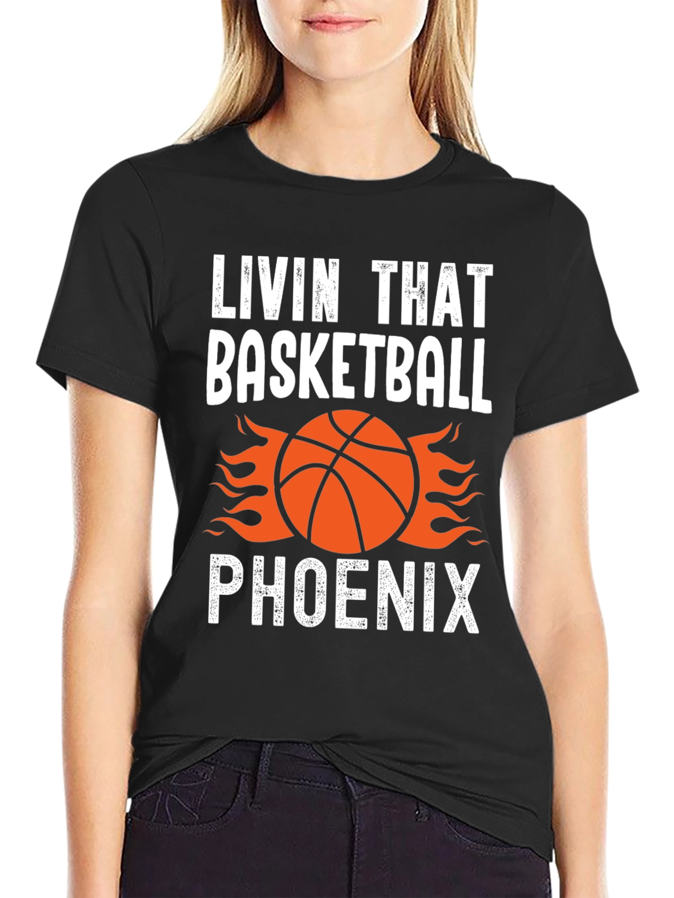 Livin That Basketball Phoenix Graphic Tee