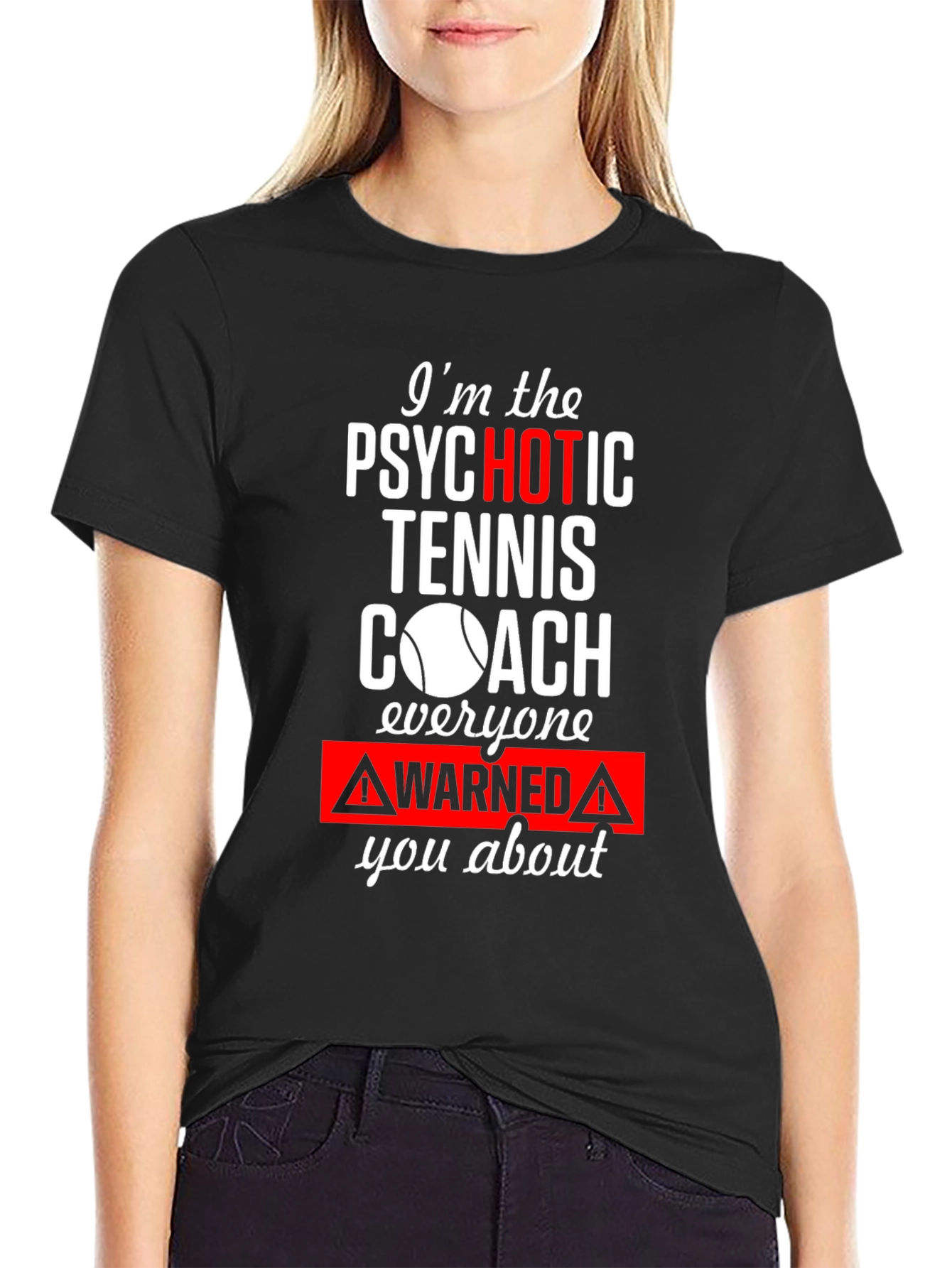 Psychotic Tennis Coach Graphic Tee
