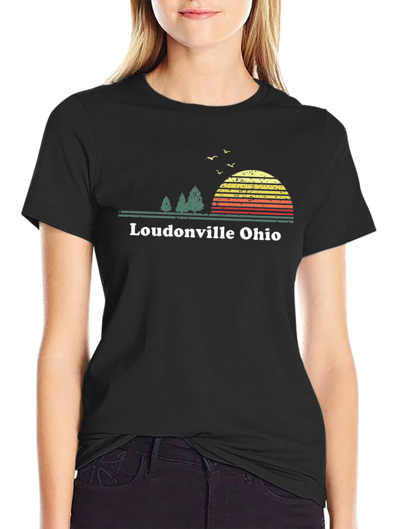Loudonville Ohio Sunset Graphic Tee